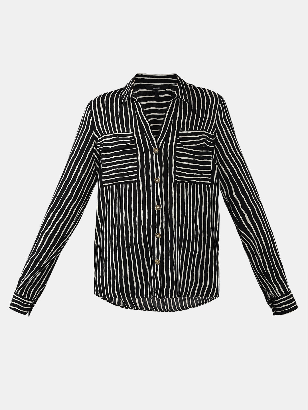 VERO MODA Black & White Striped Shirt