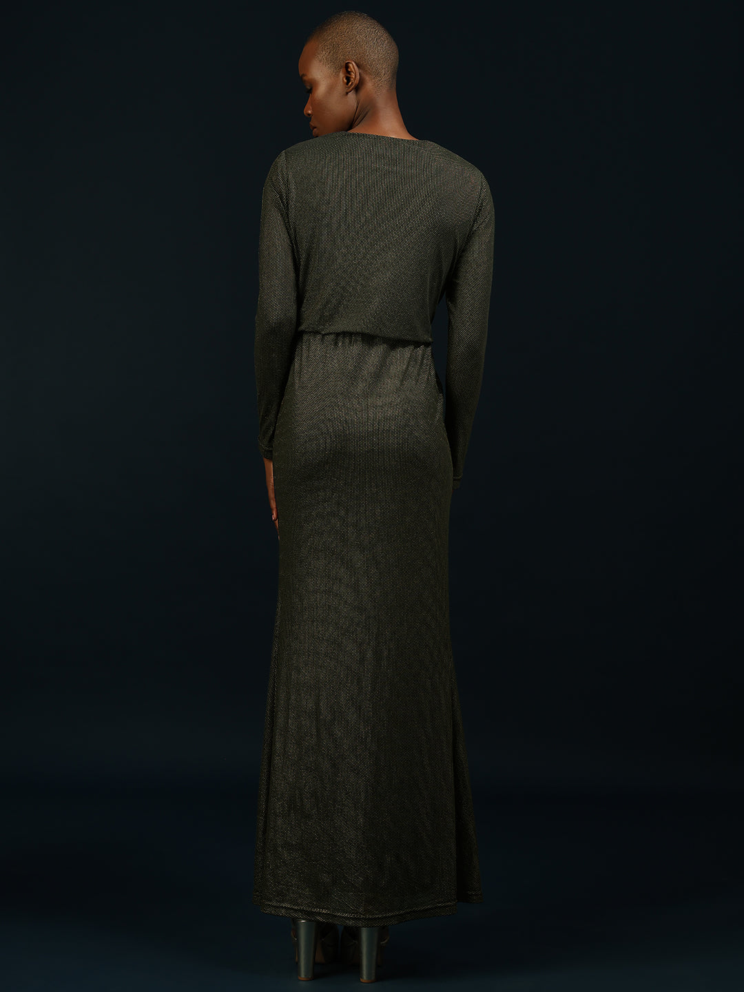 Marquee Metallic Maxi Dress