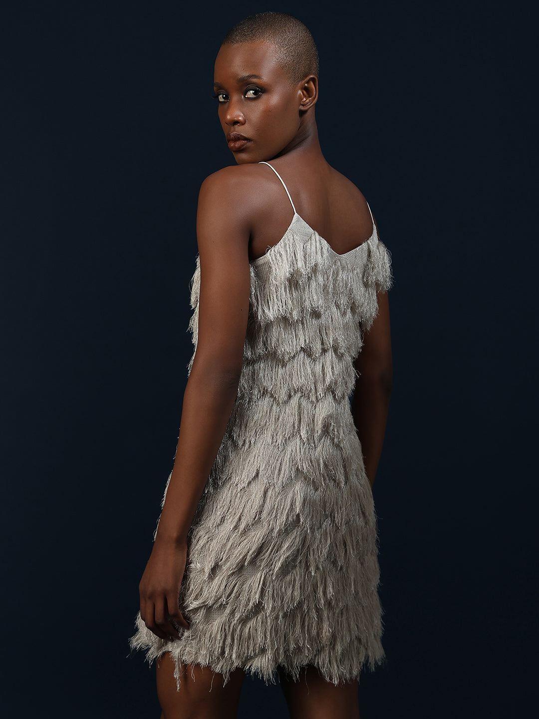 Marquee Fringe Mini Dress