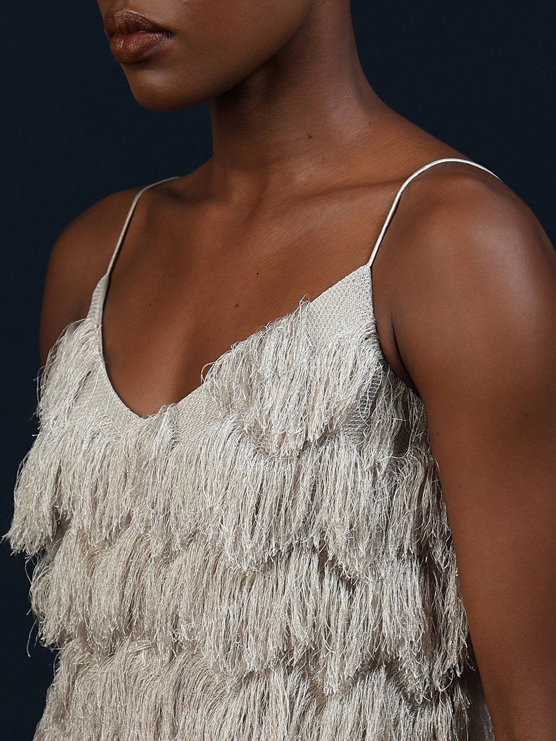 Marquee Fringe Mini Dress