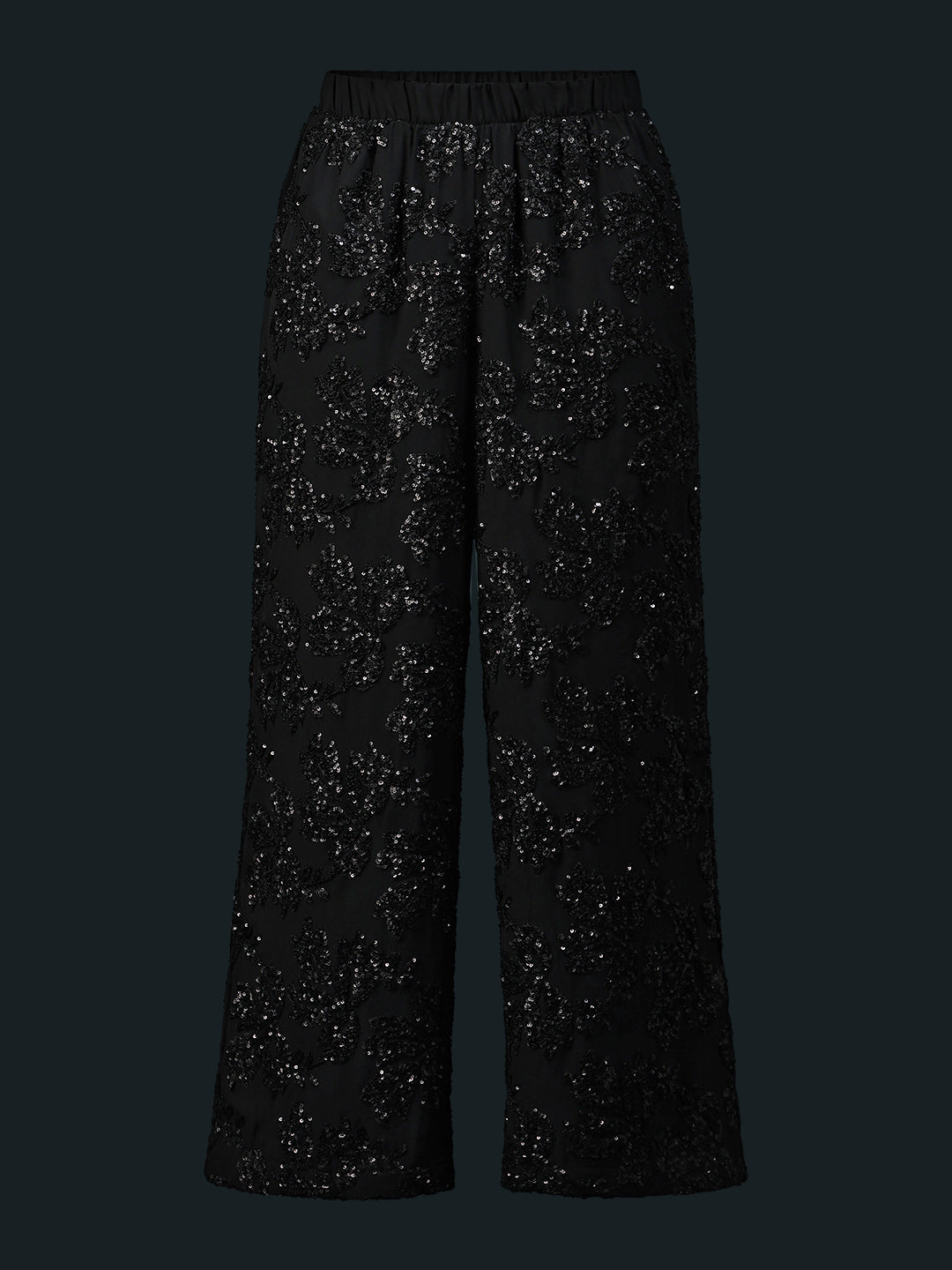 Marquee Embellished Wide Leg Pants