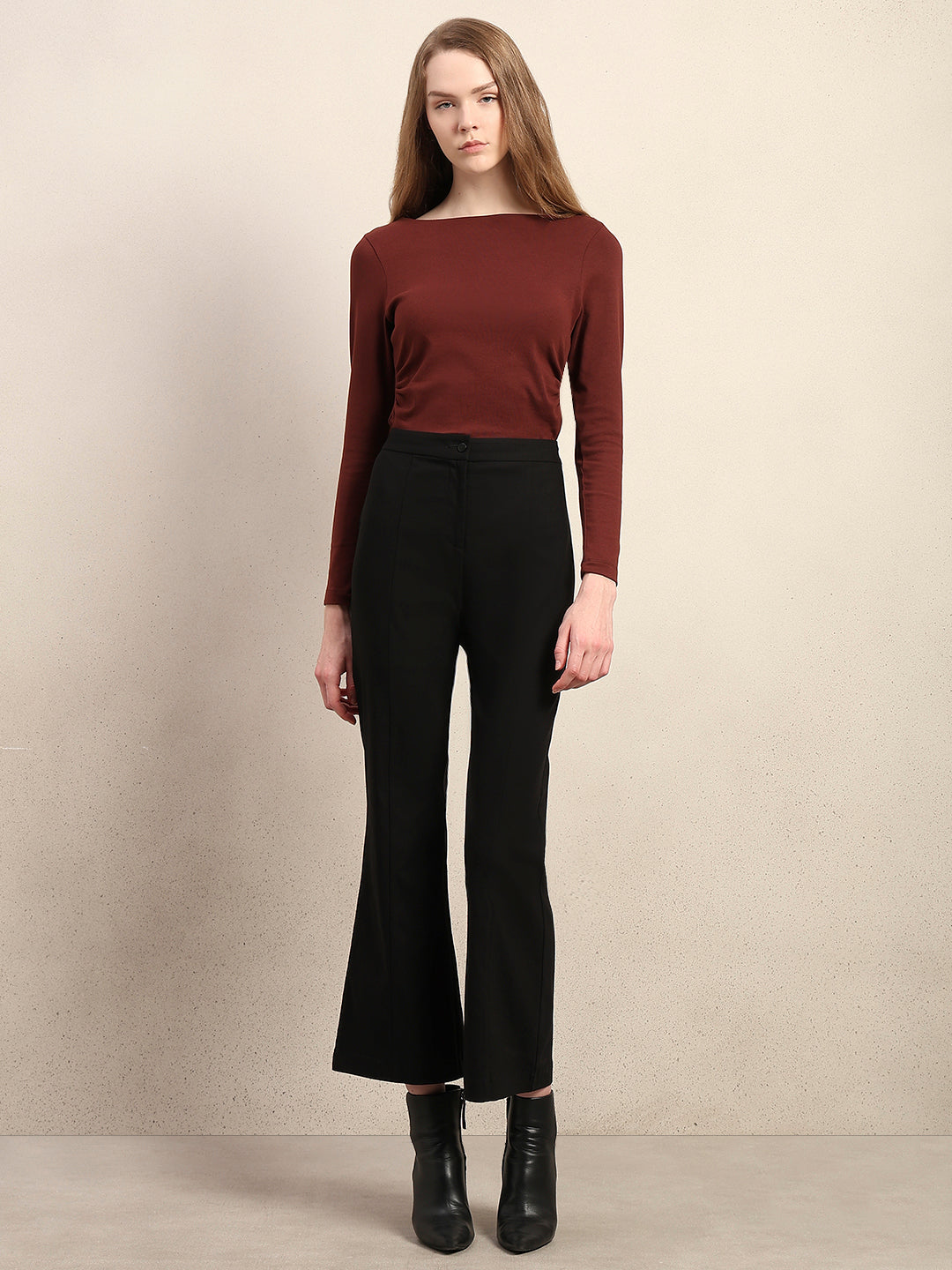 High Rise Flared Pants