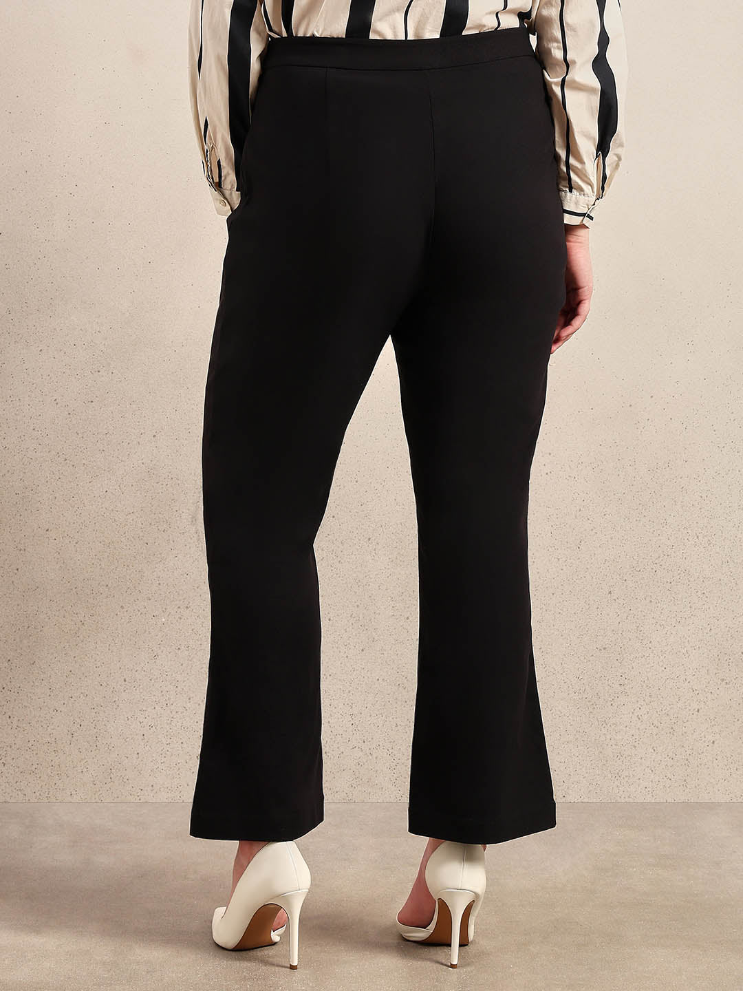 Curve Cropped Flared Pants
