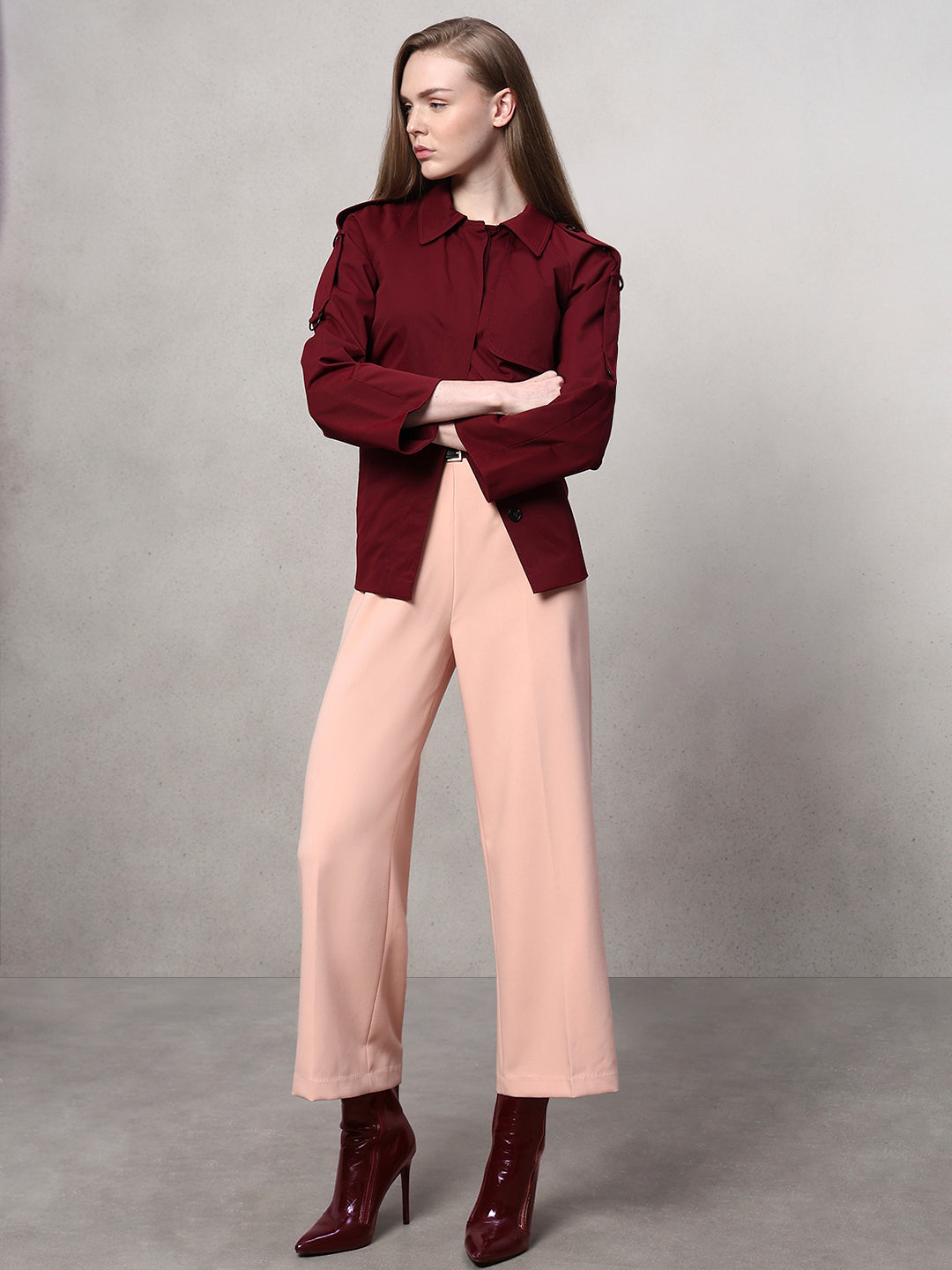 High Rise Belted Pants