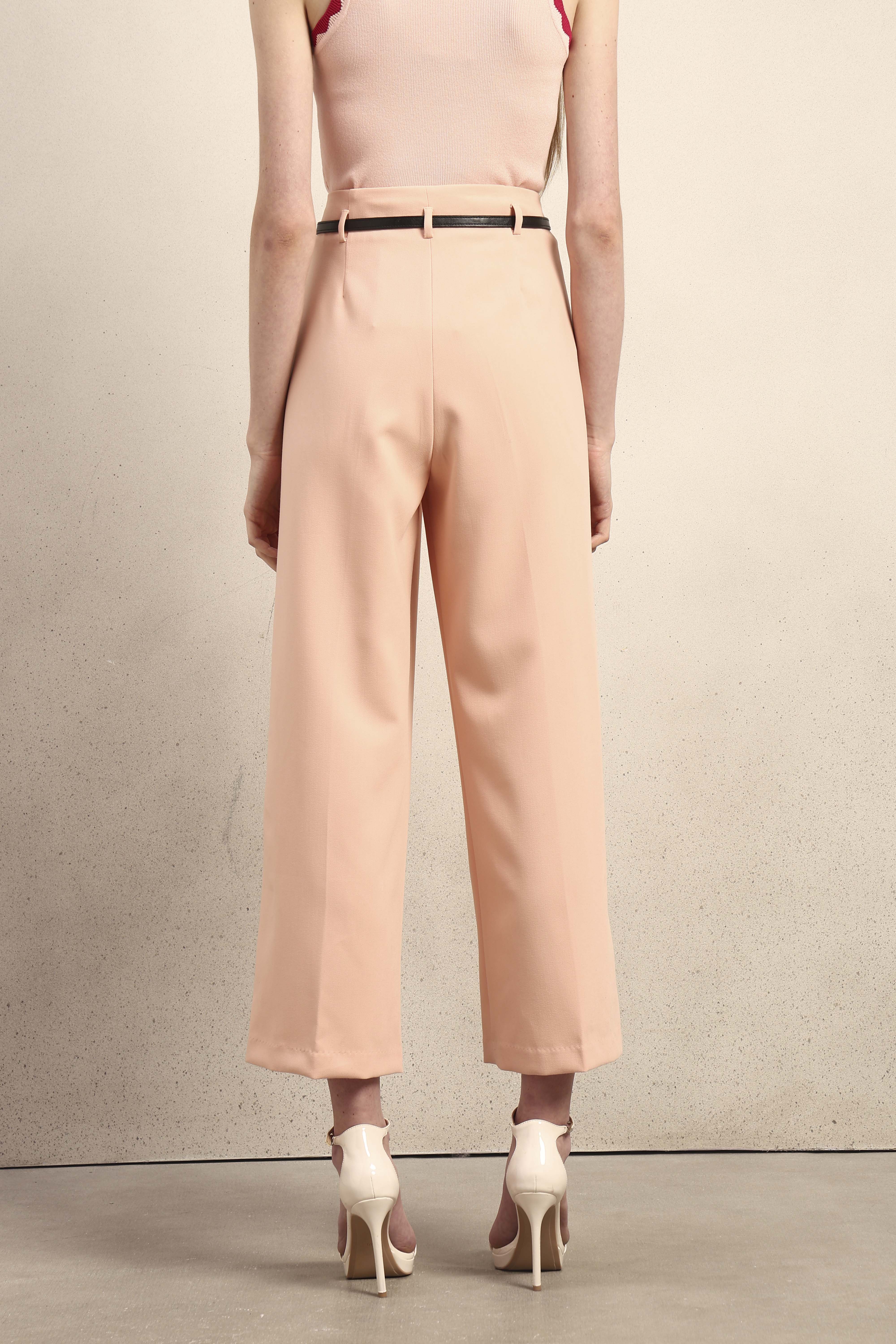 High Rise Belted Pants