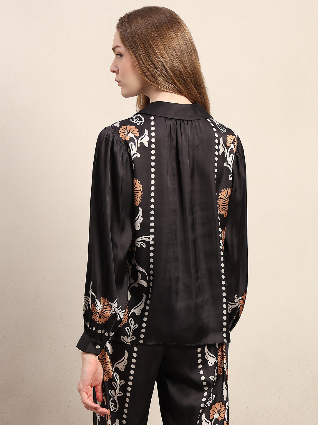 Floral Print Button Up Shirt