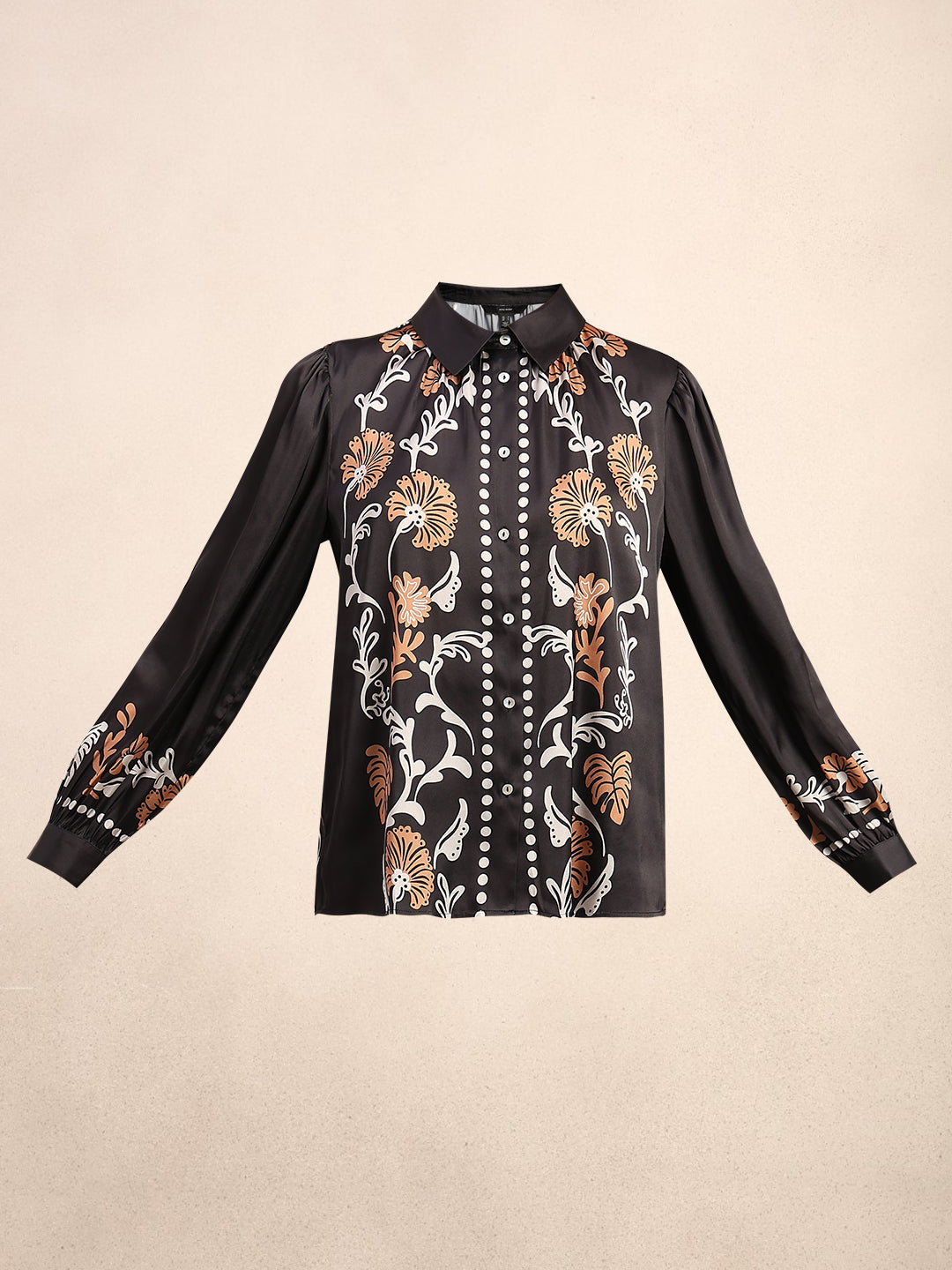 Floral Print Button Up Shirt