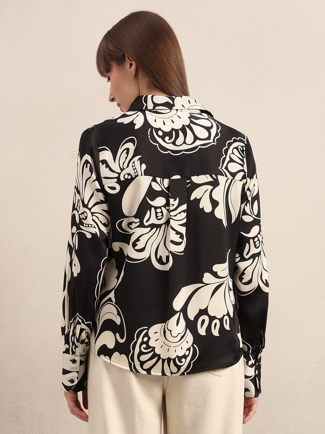 Black Printed Shirt