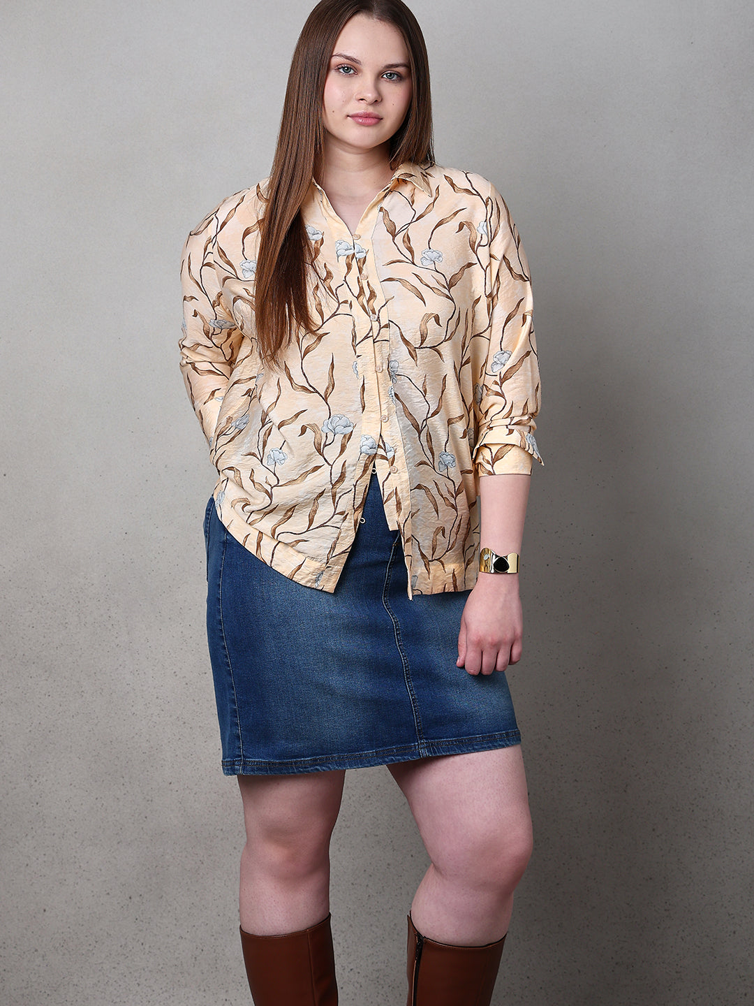 CURVE Printed Shirt