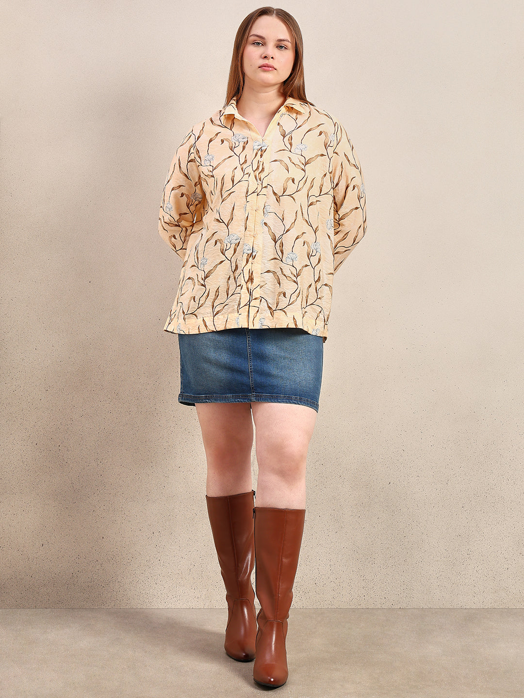 CURVE Printed Shirt
