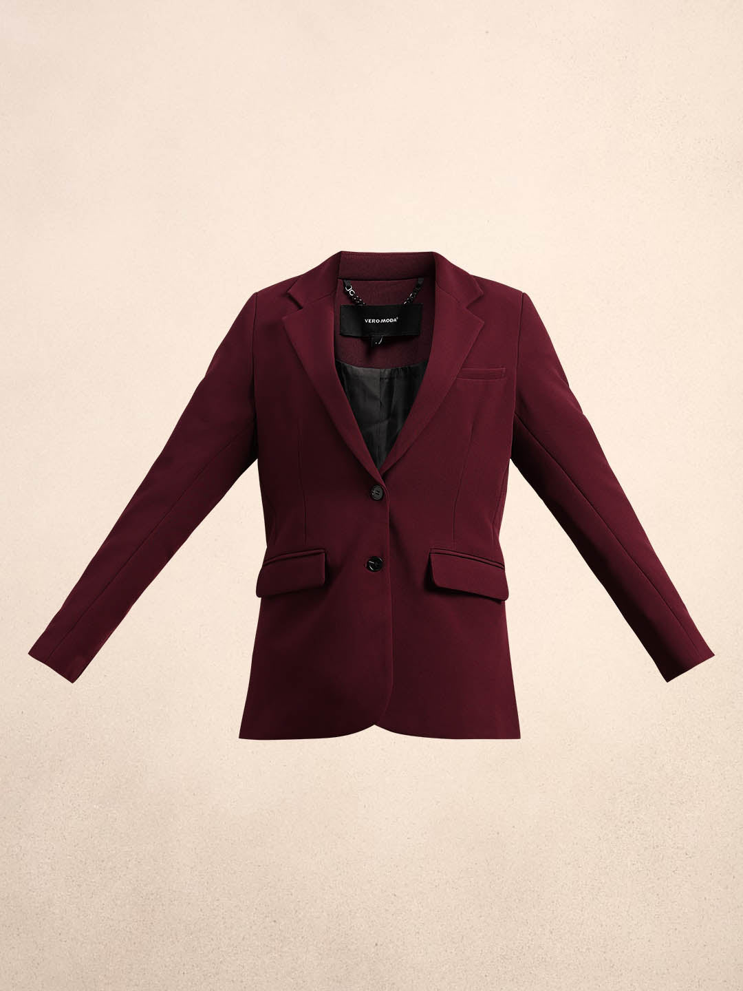 Maroon Tailored Blazer