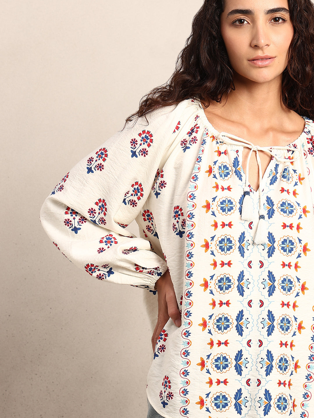 Printed Regular Fit Top