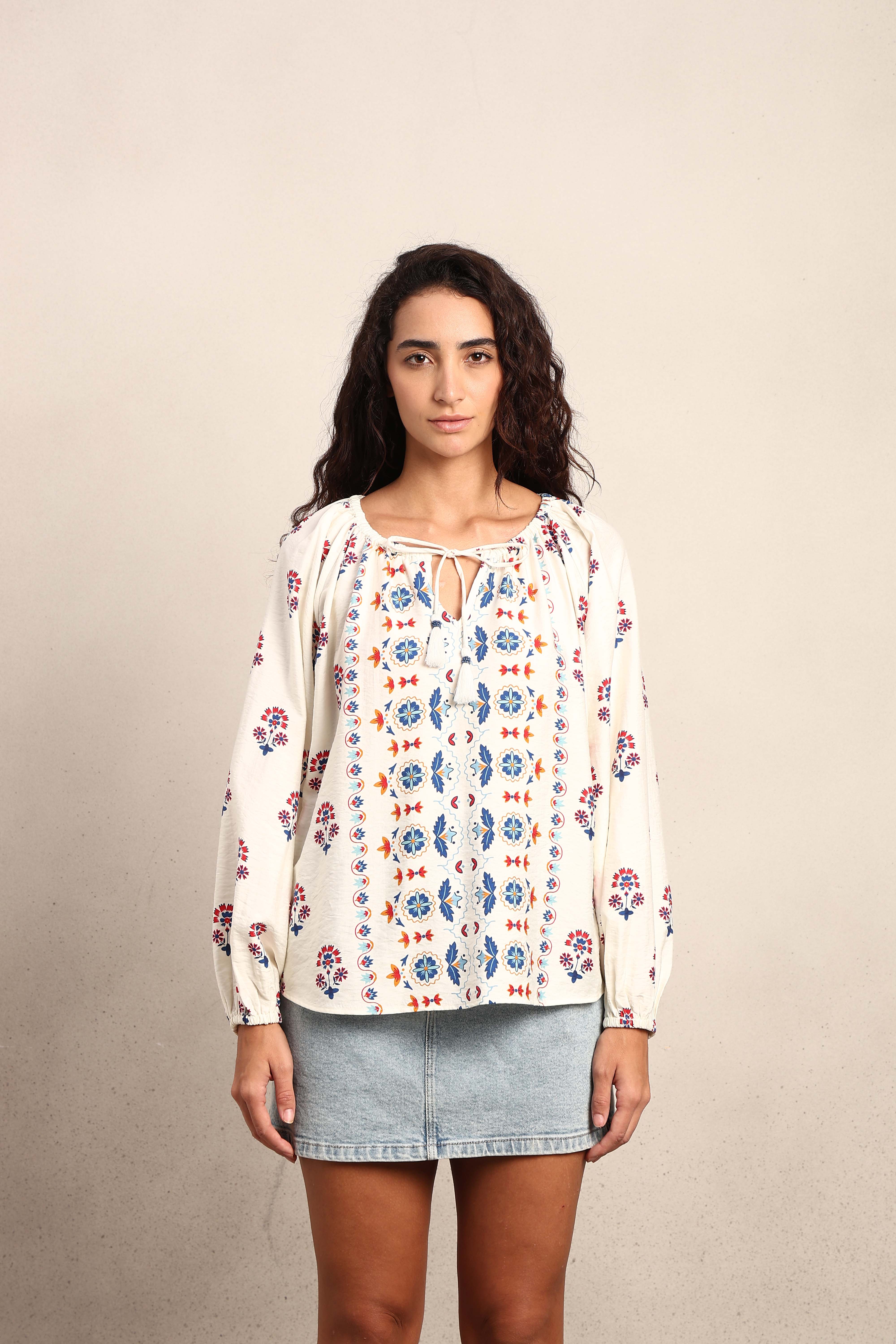 Printed Regular Fit Top
