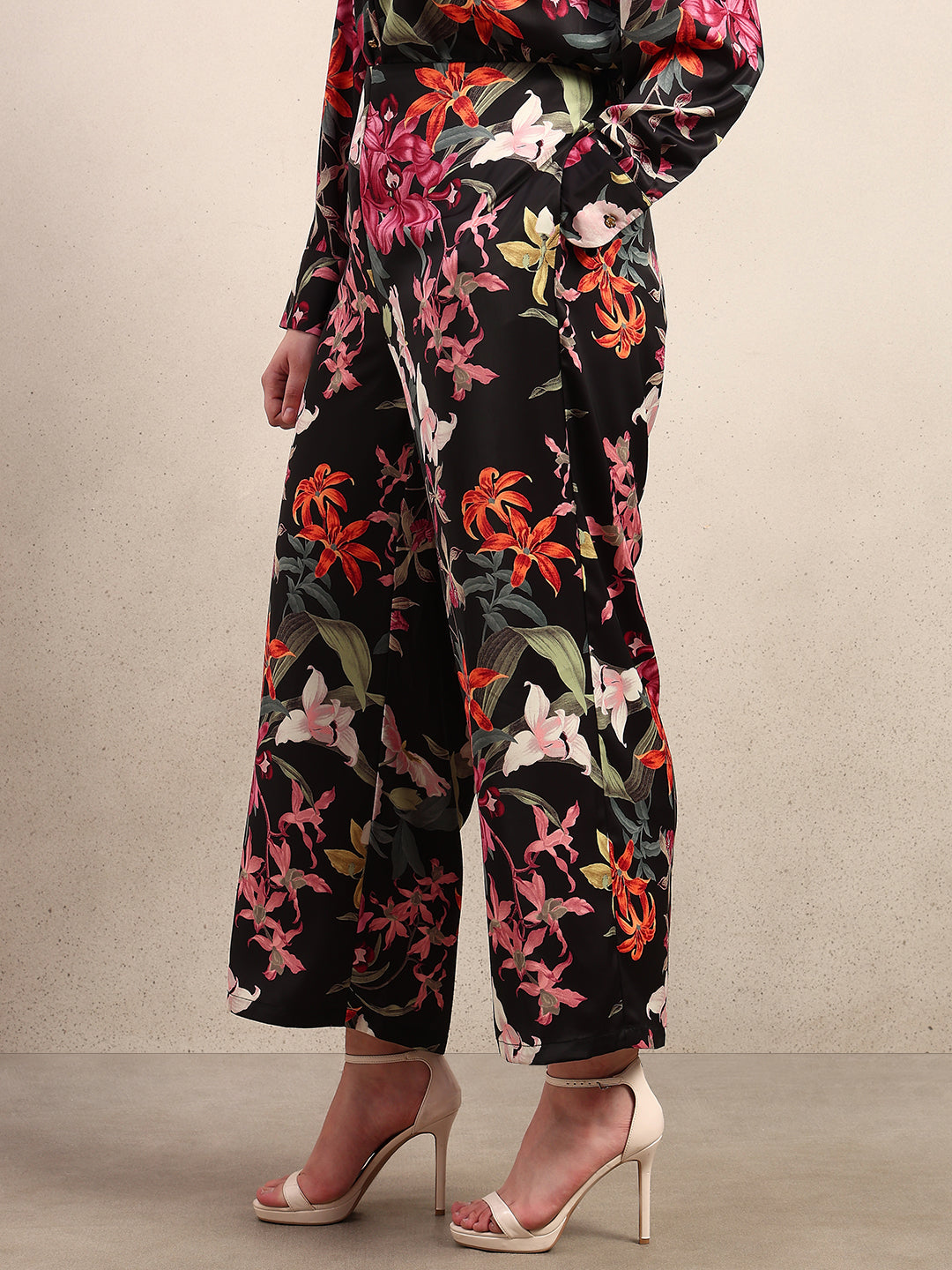 CURVE Floral Wide Leg Pants
