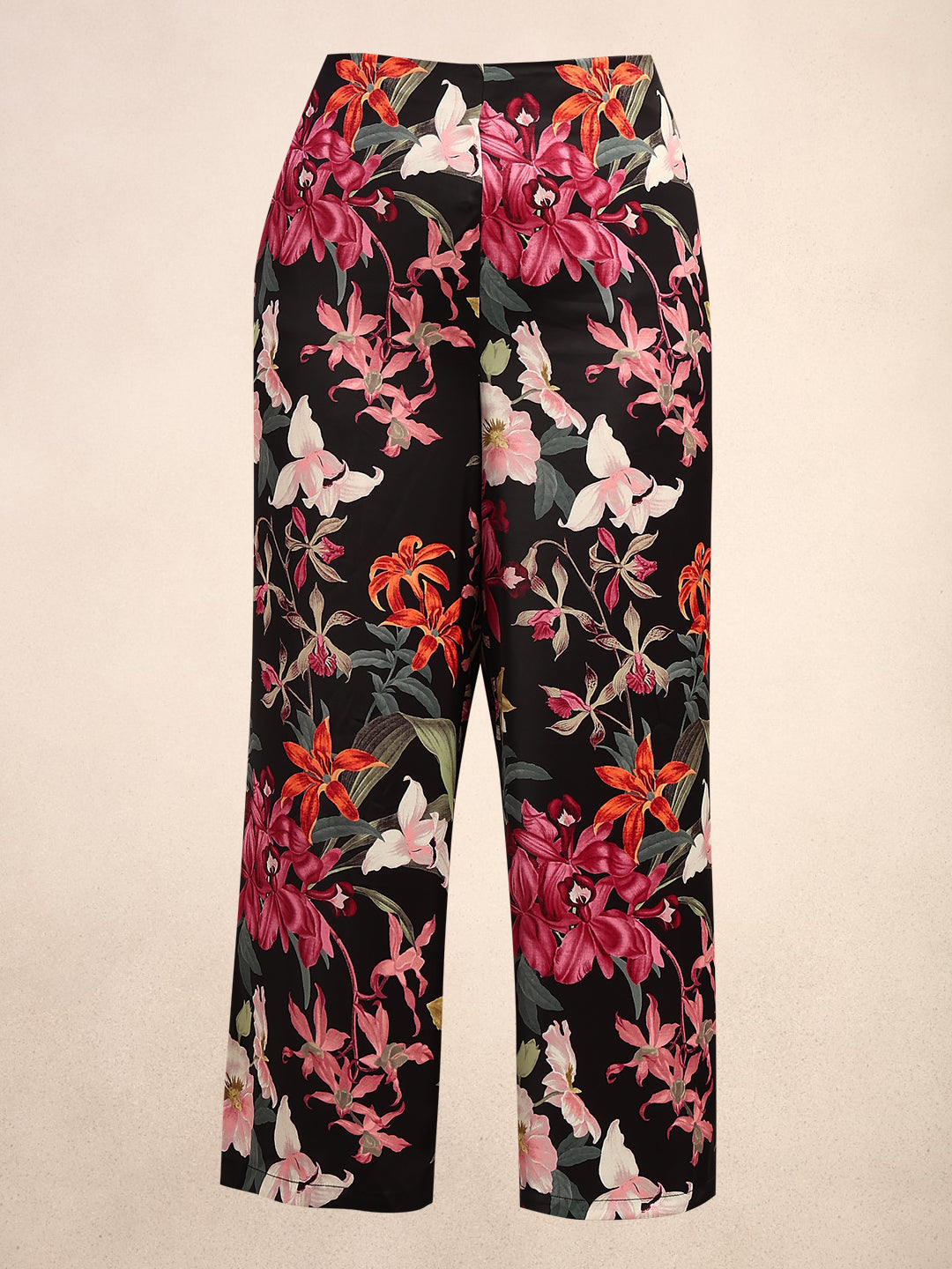 CURVE Floral Wide Leg Pants
