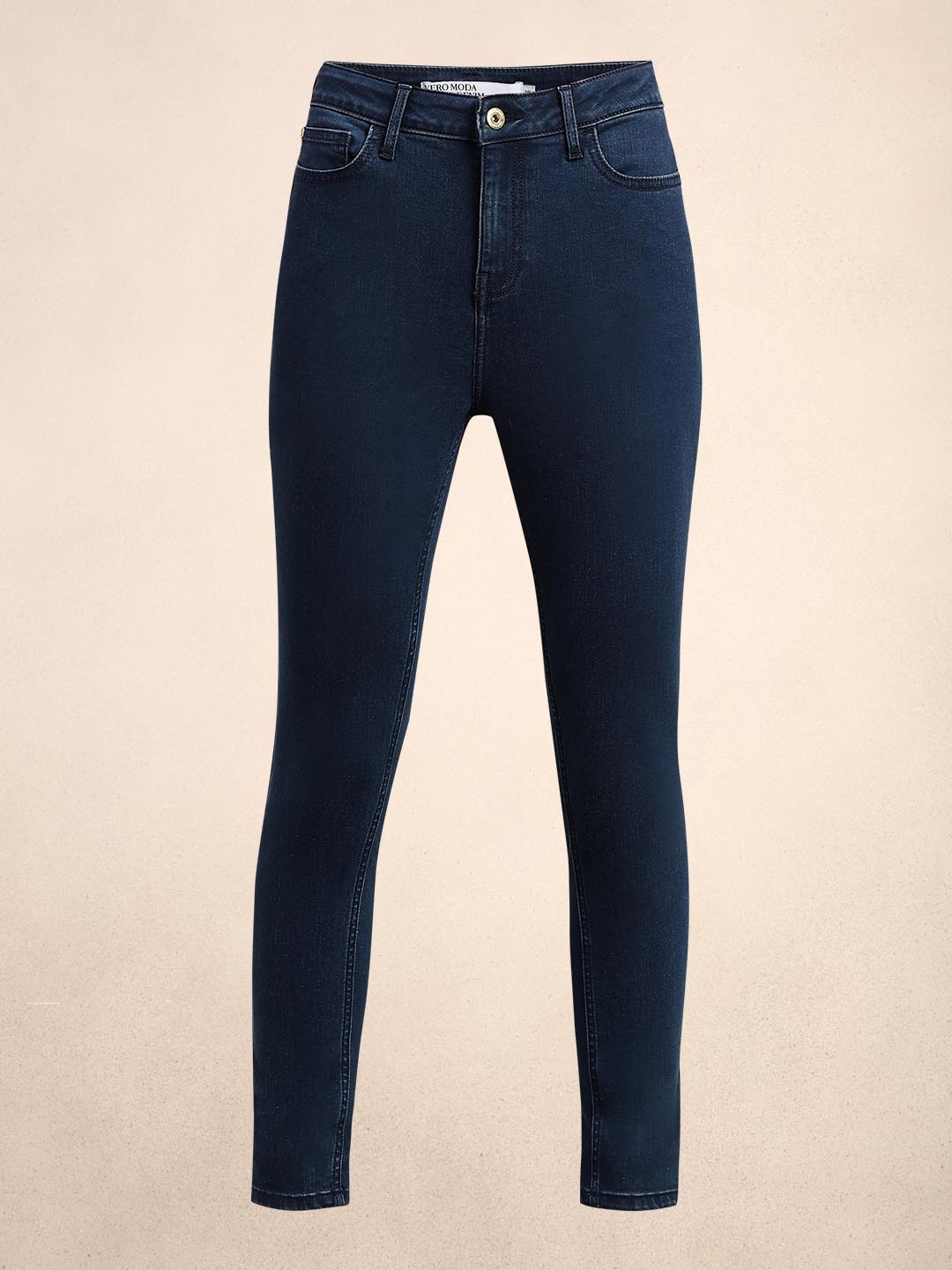Blue High Rise Skinny Fit Jeans