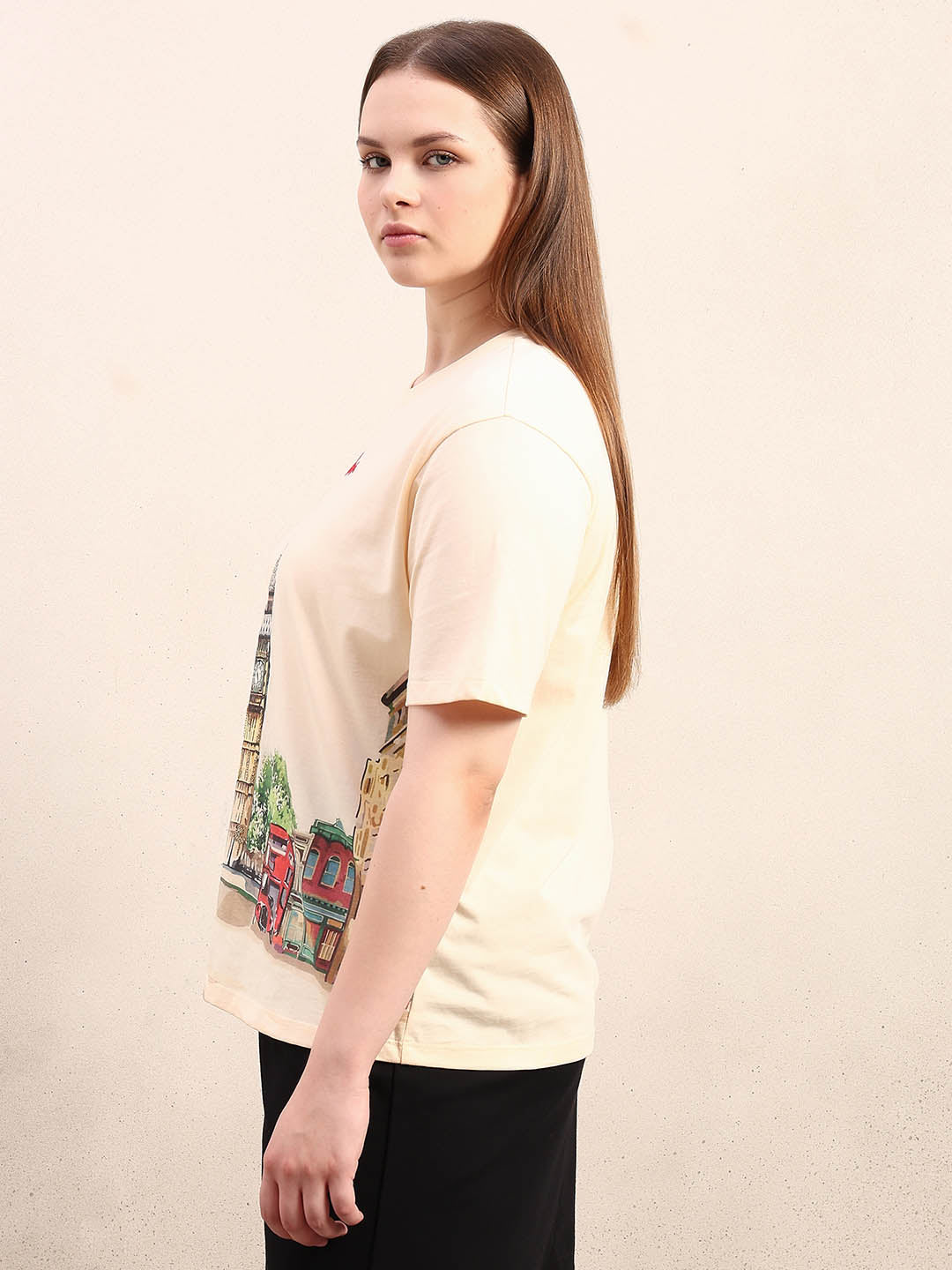 Curve London Cityscape Printed T-Shirt