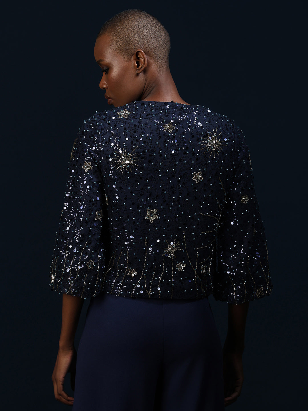 Marquee Sequin Embellished Top