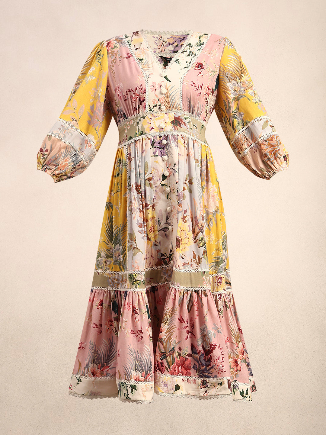 Flowy Floral Midi Dress