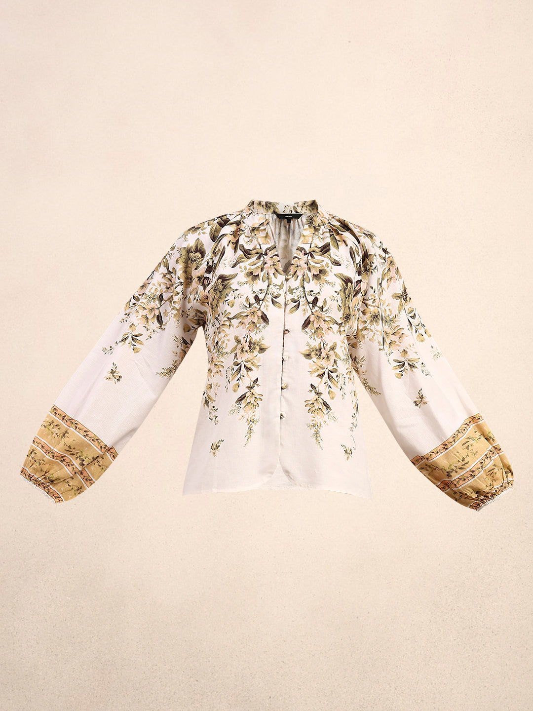 Delicate Floral Print Top