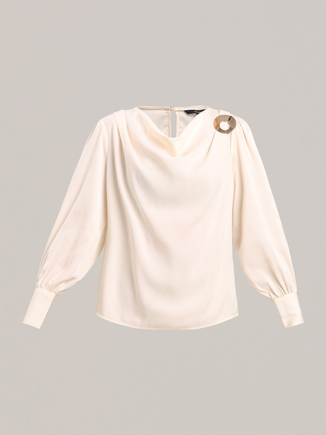 Ivory Draped Top