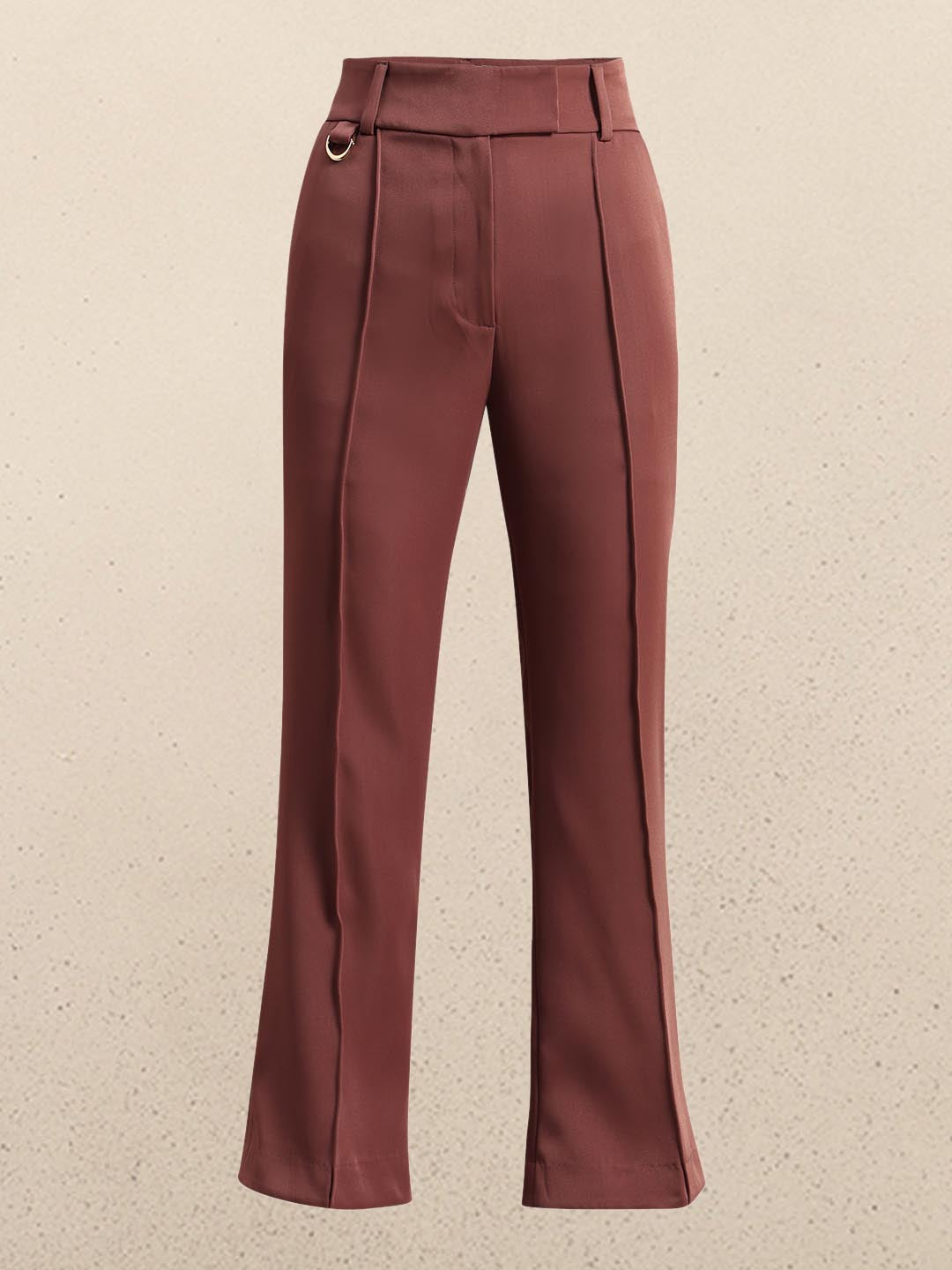 Plum Ankle Length Pants