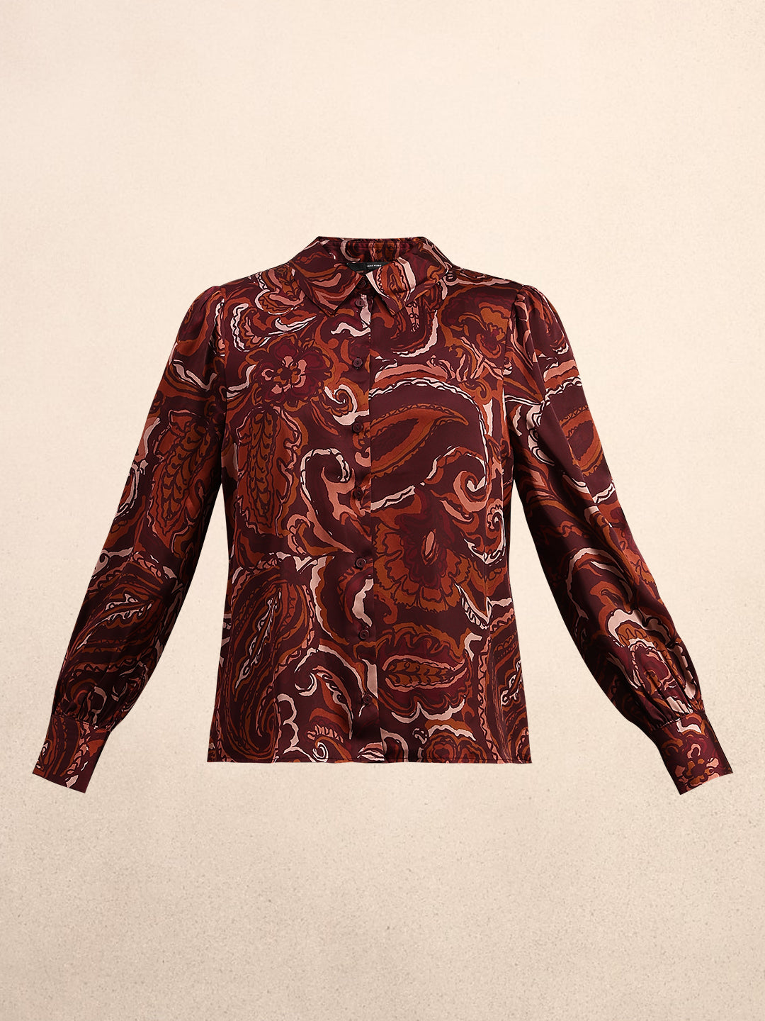 Brown Printed Shirt