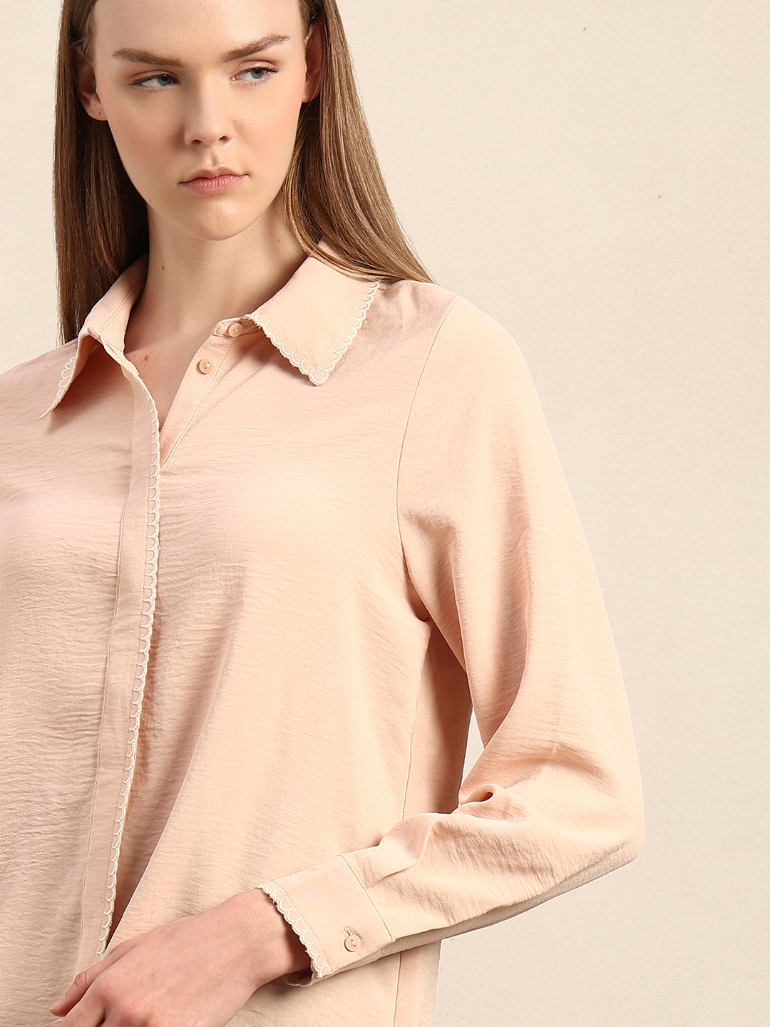 Scallop Collar Shirt