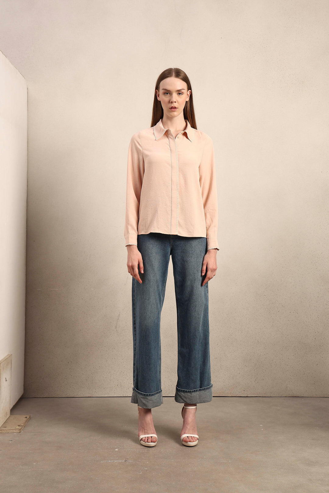 Scallop Collar Shirt