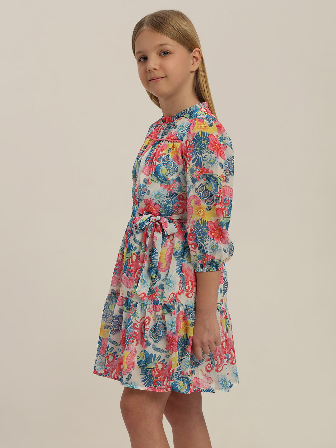 GIRL Floral Printed Dress