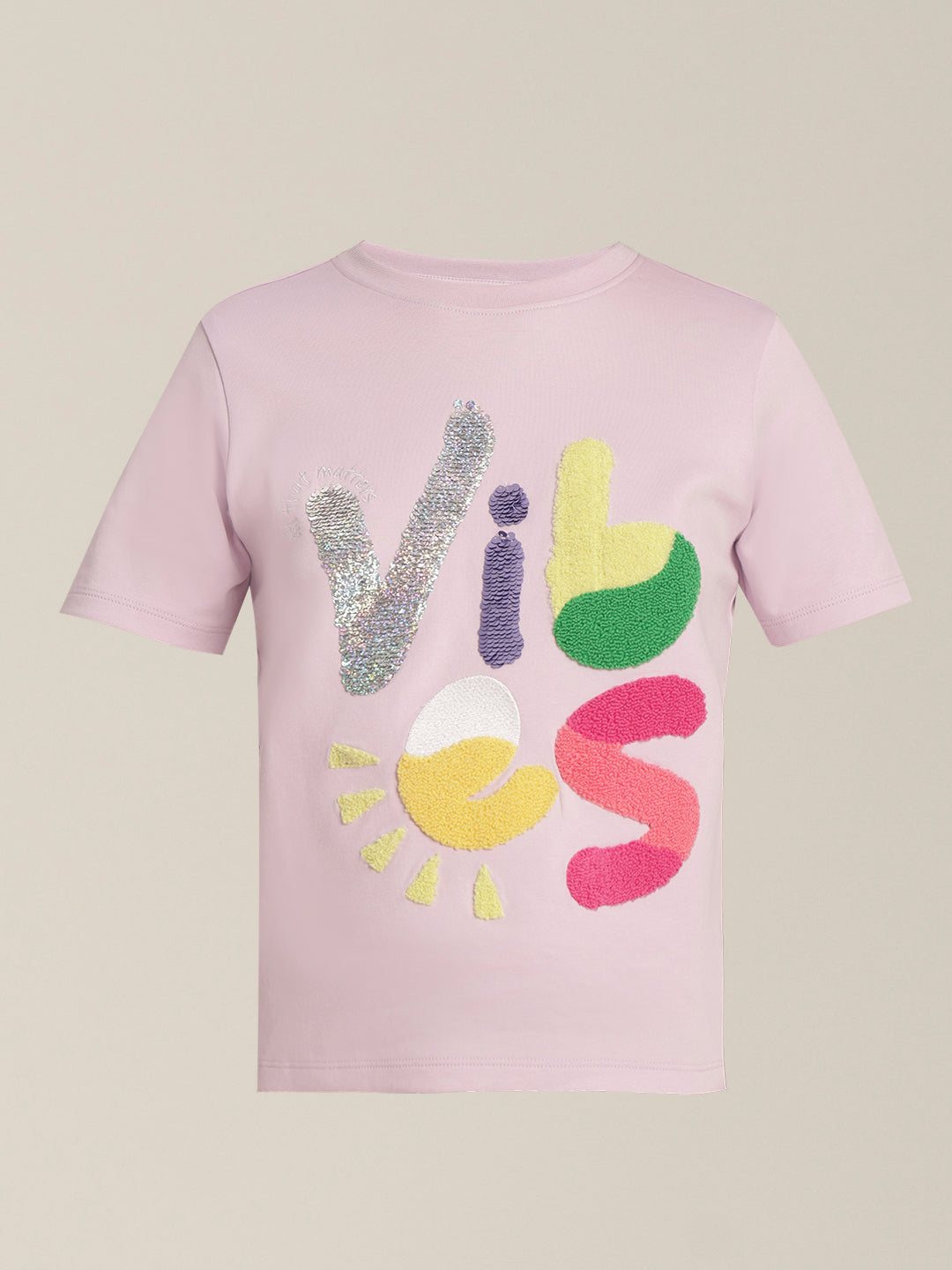 Girls Orchid Printed T-shirt