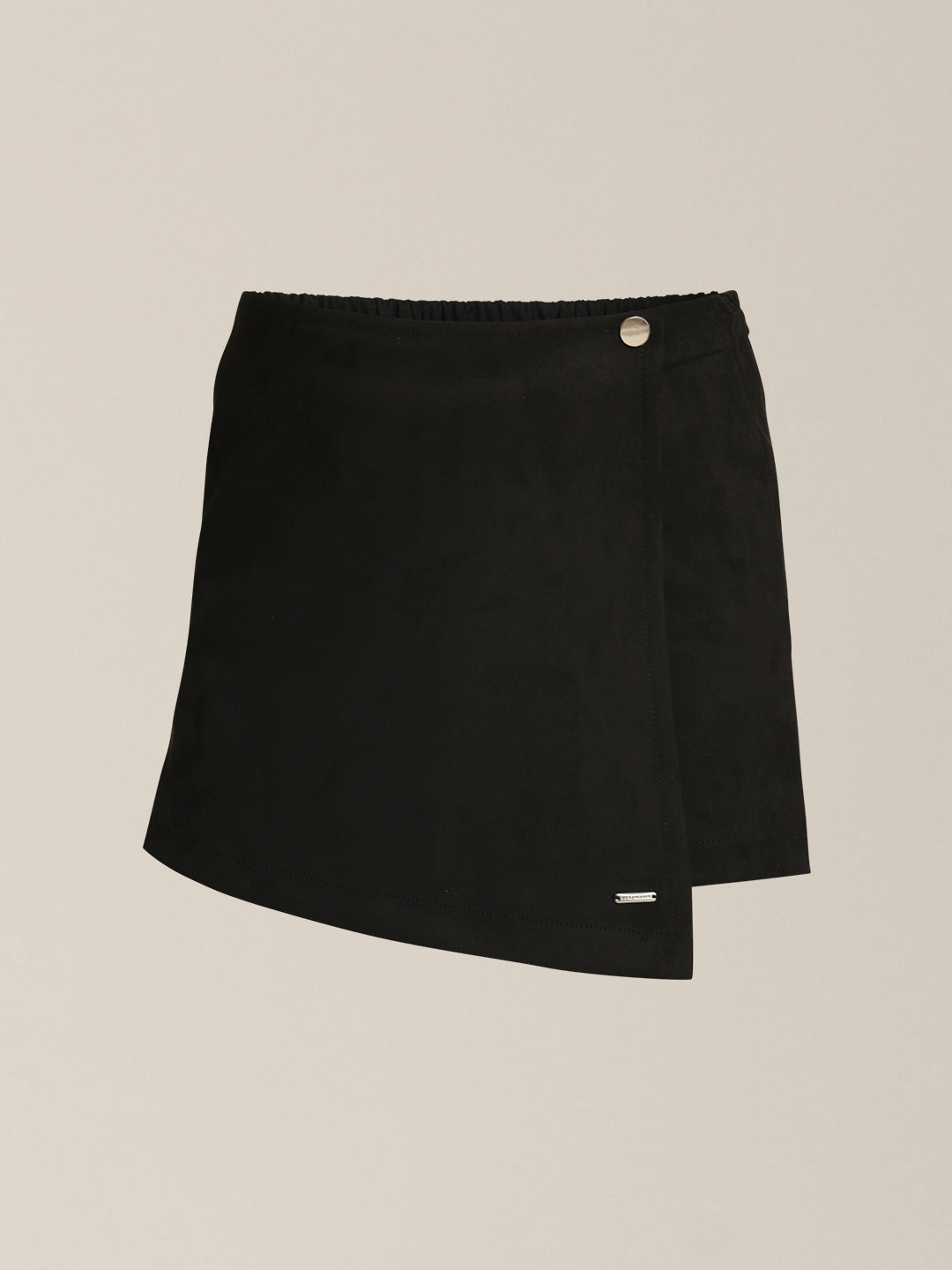 Girls Black Mini Skort