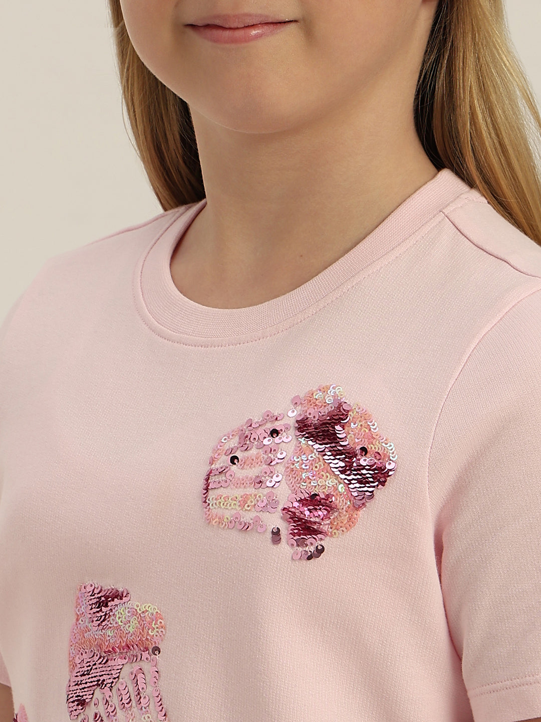 GIRLS Pink Cupcake Print T-shirt