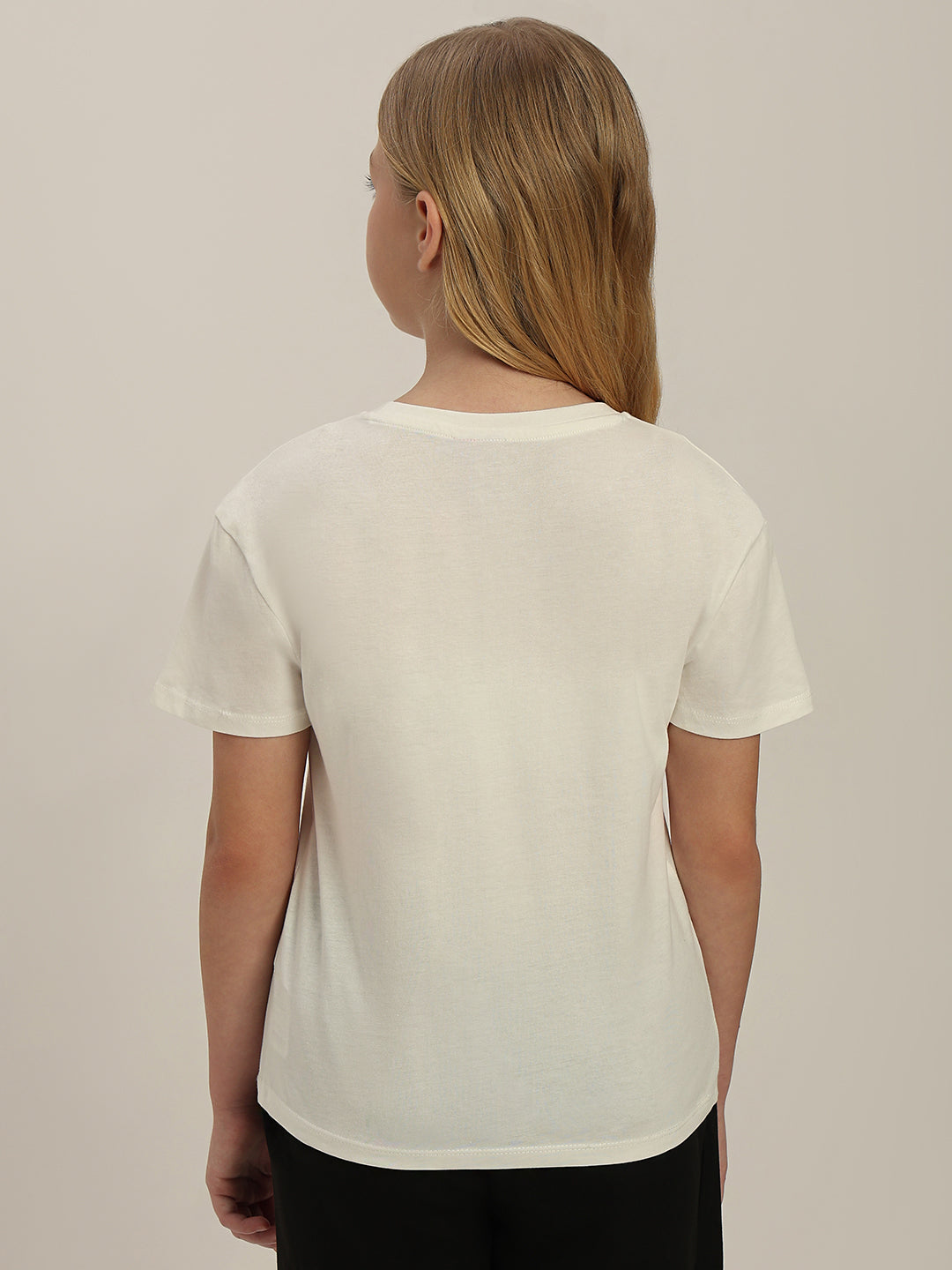 GIRLS White Embellished Top