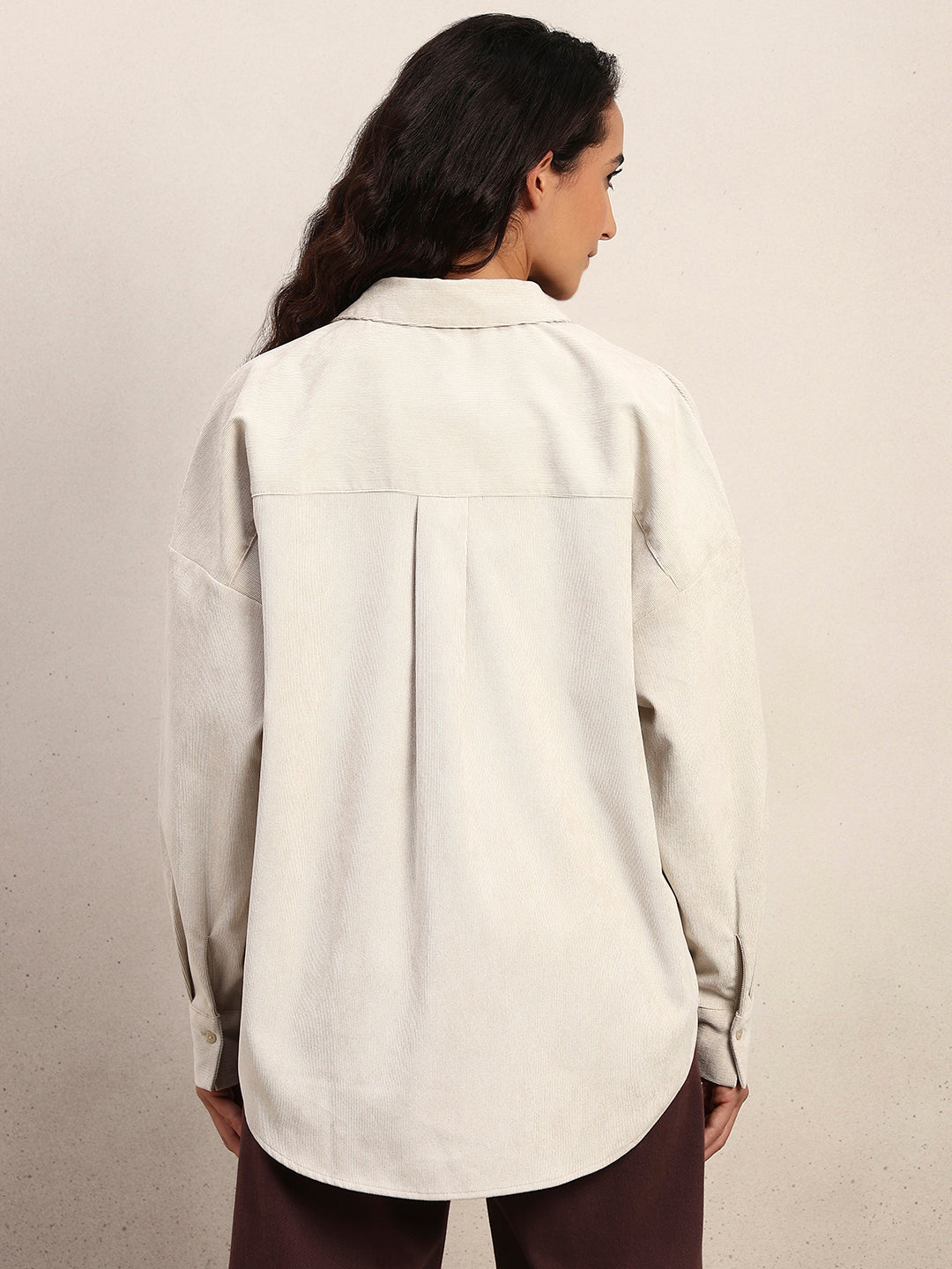 Cream Corduroy Shirt
