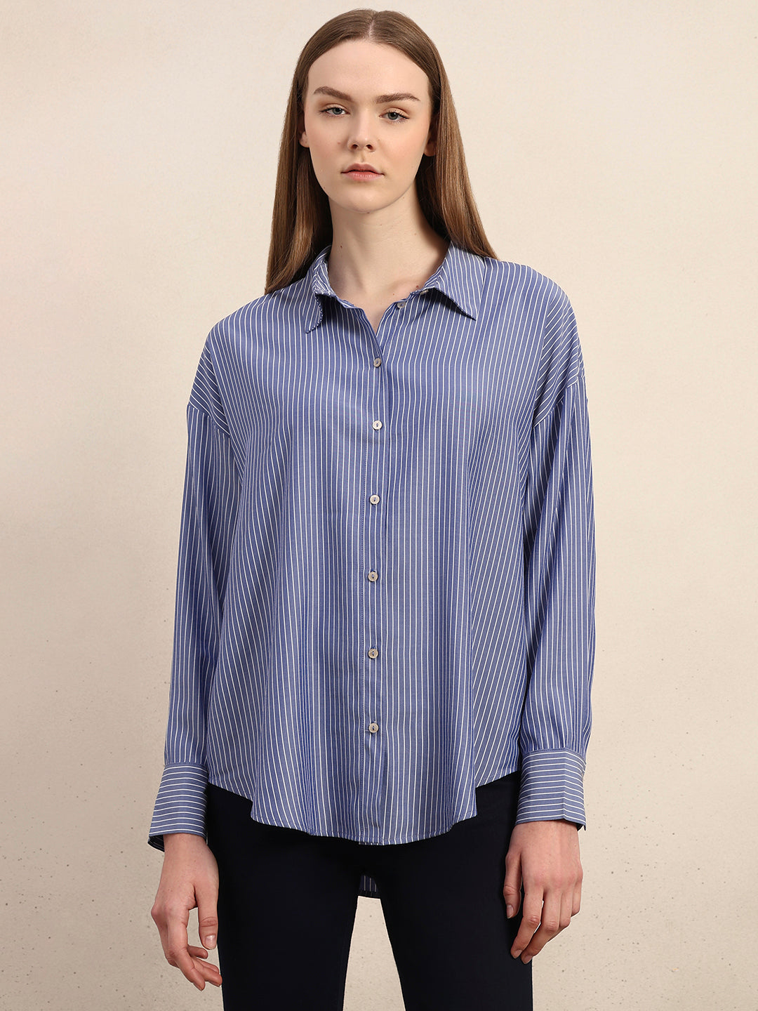 Blue Striped Shirt
