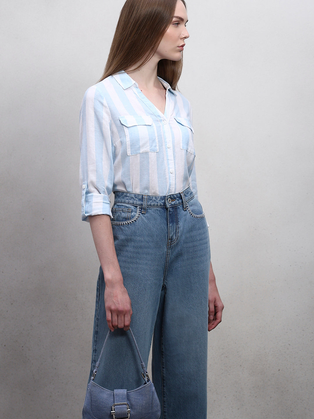 Striped Utility Shirt