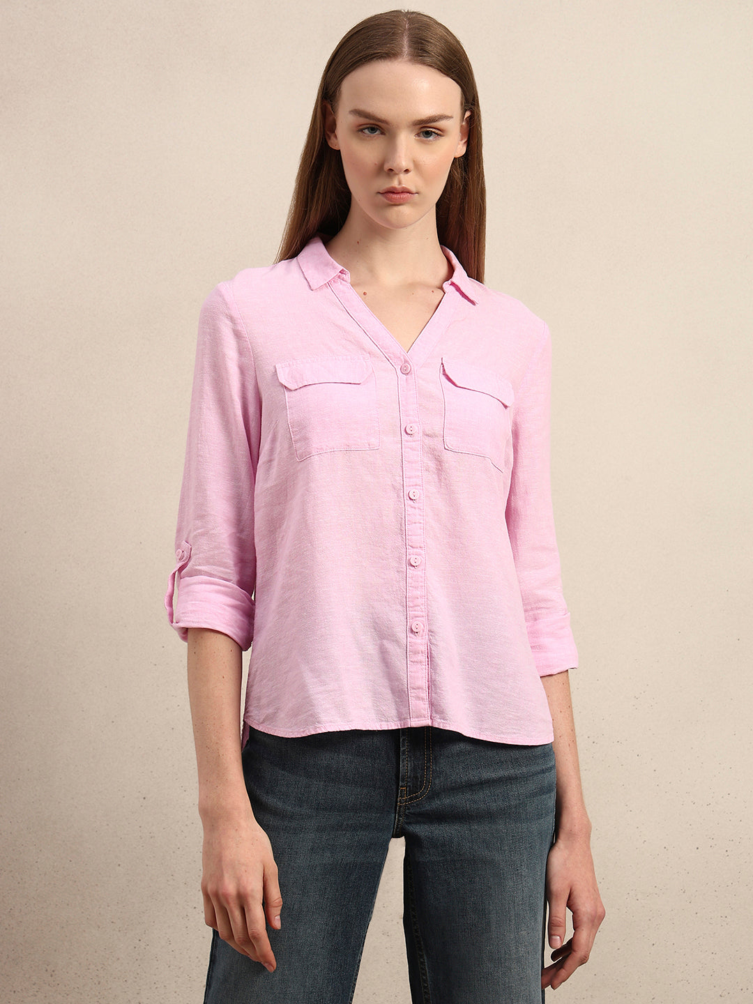 Pink Utility Shirt