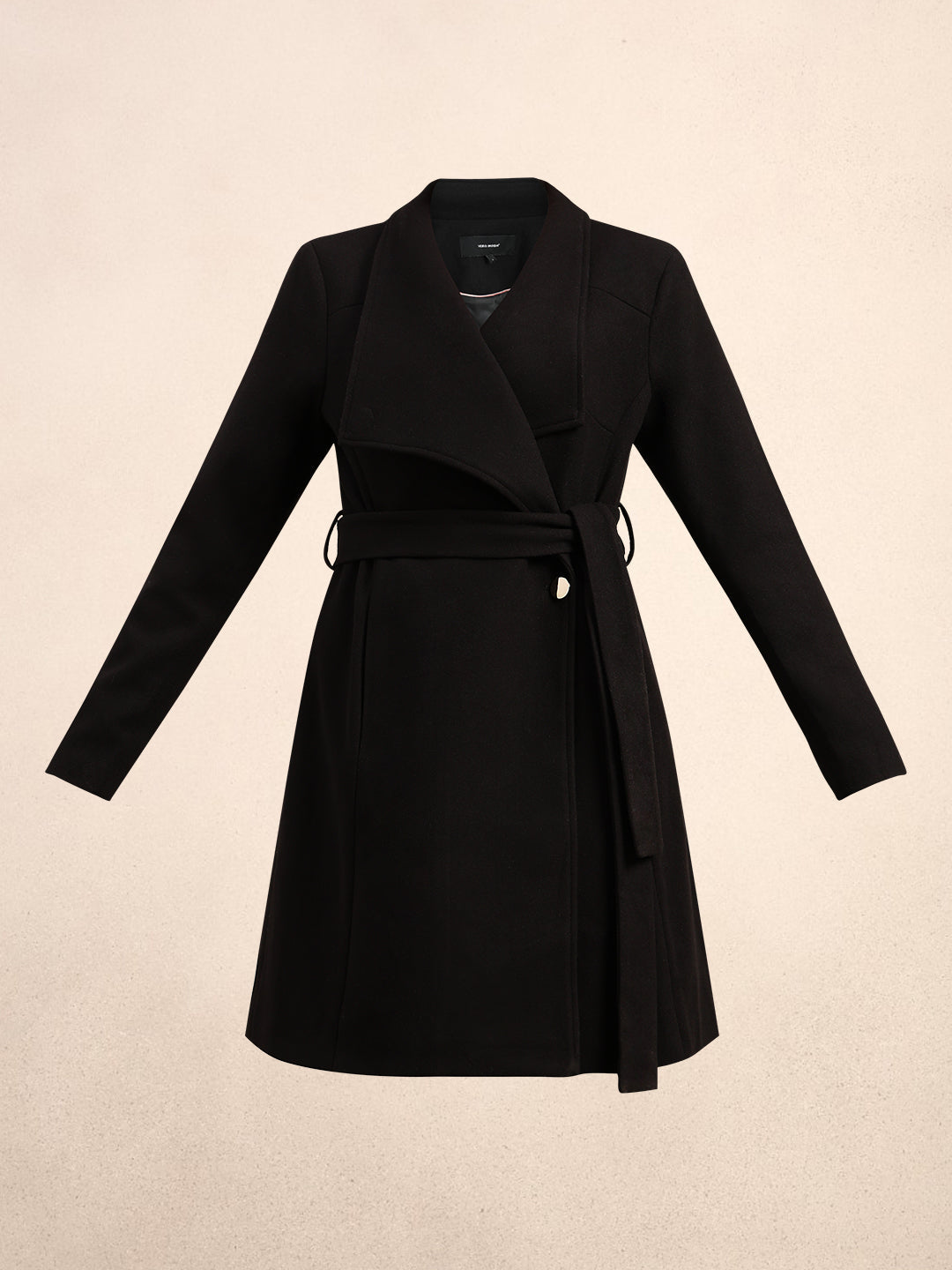 Black Felt Long Jacket