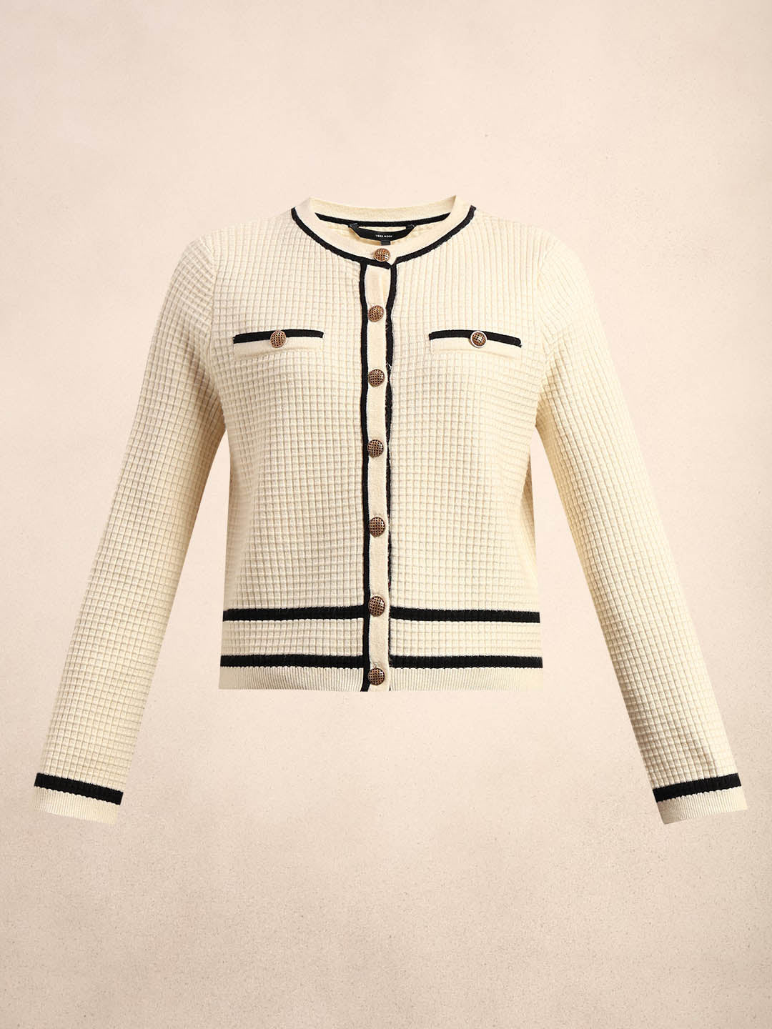 Textured Knit Cardigan