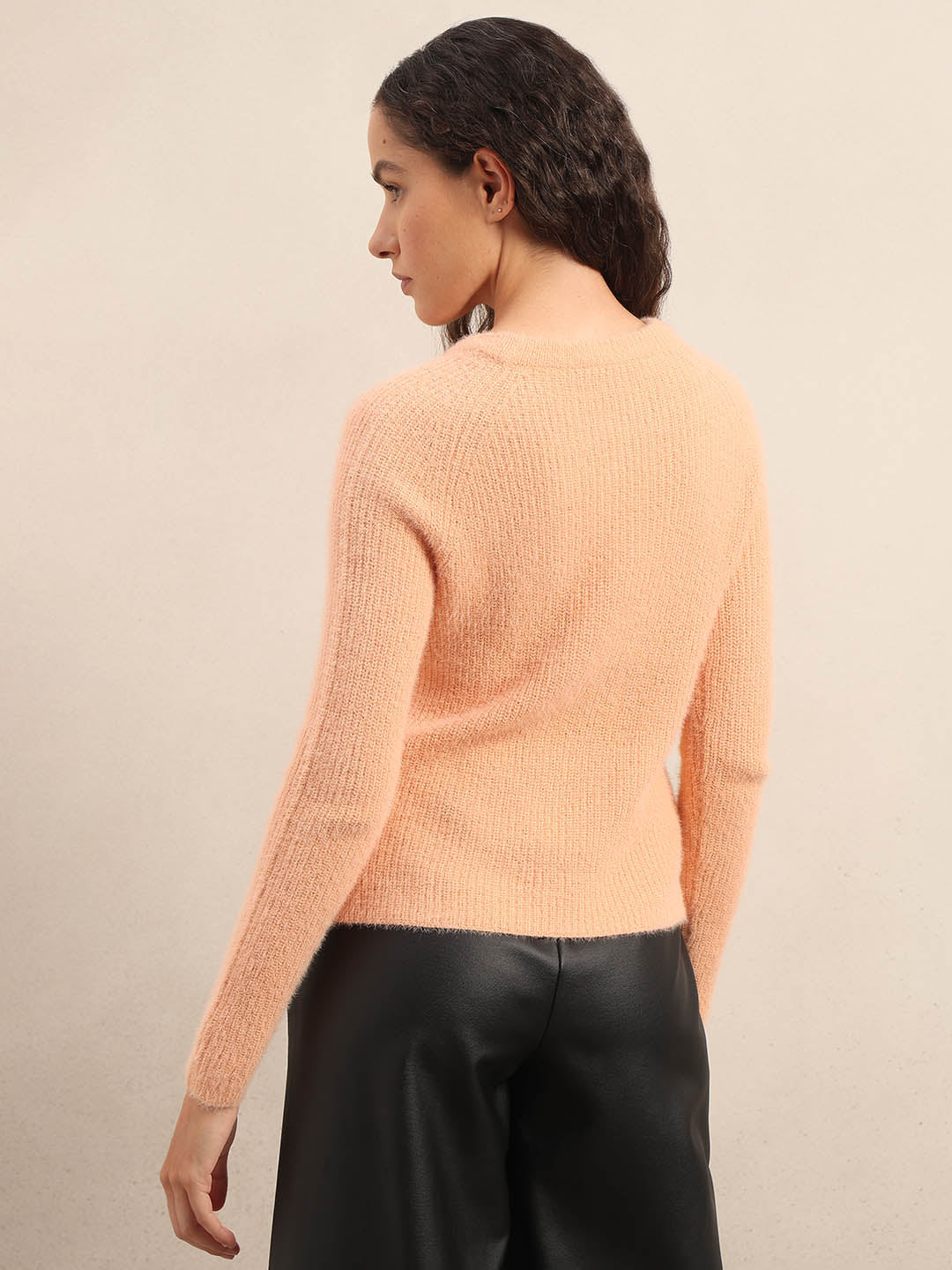 Shoulder Button Detail Pullover