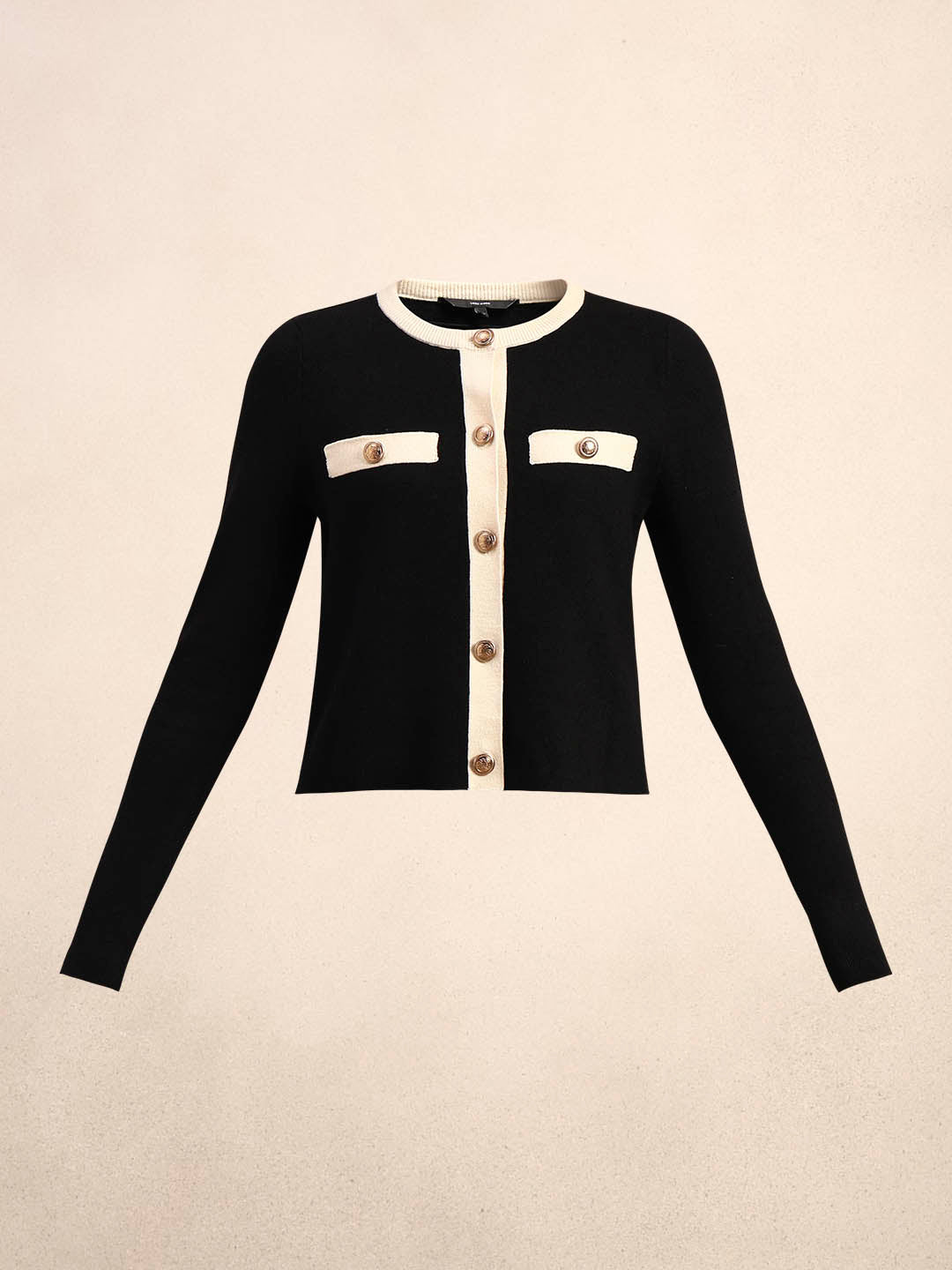 Black Knitted Cardigan