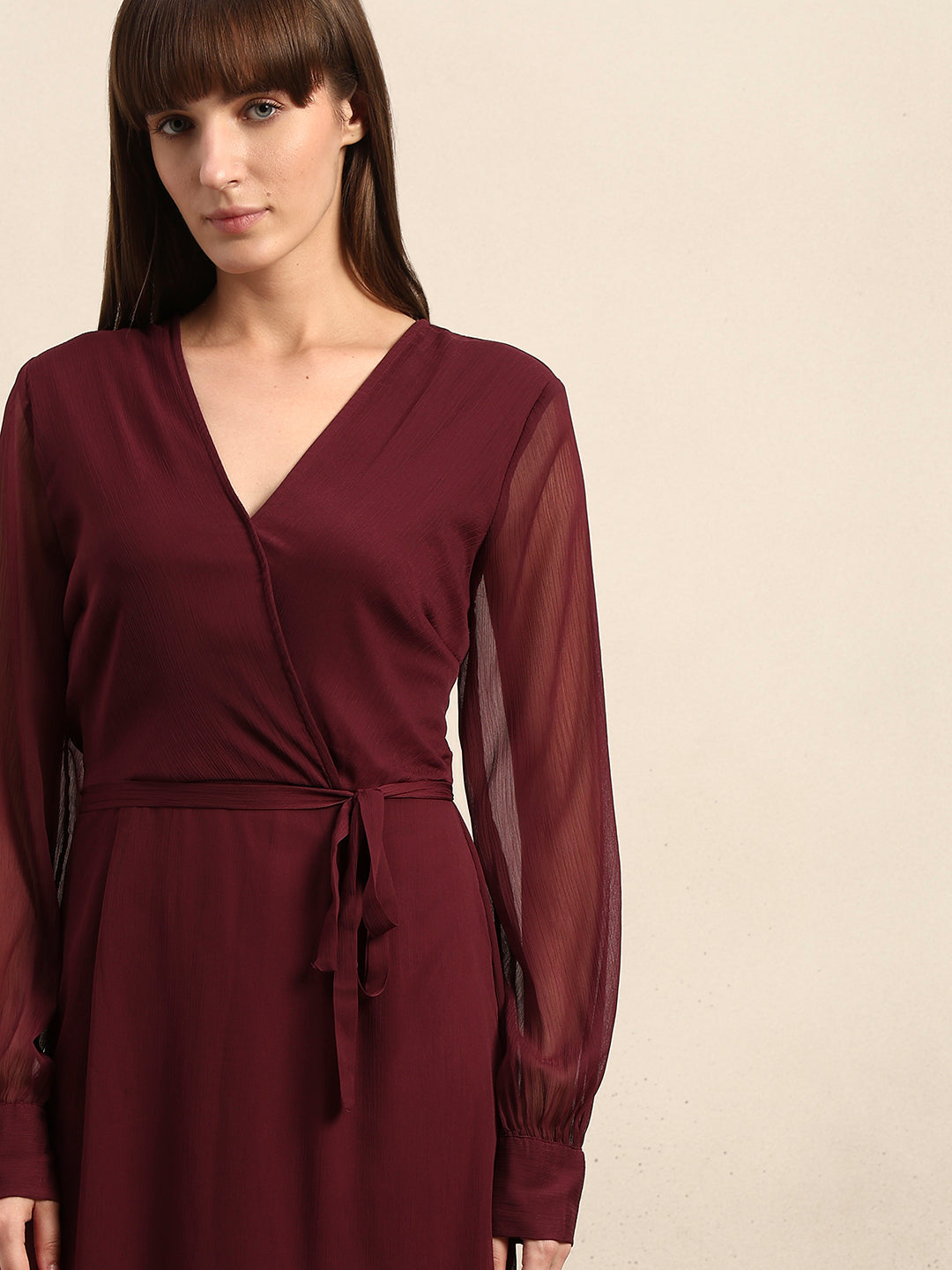Wrap Midi Dress