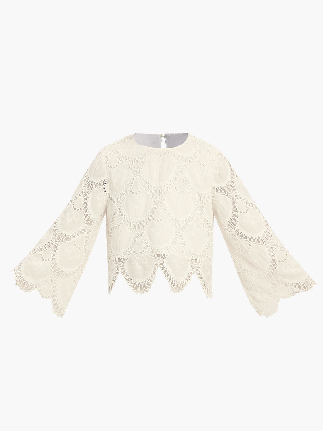 EDIT Cut-Work Embroidery Top