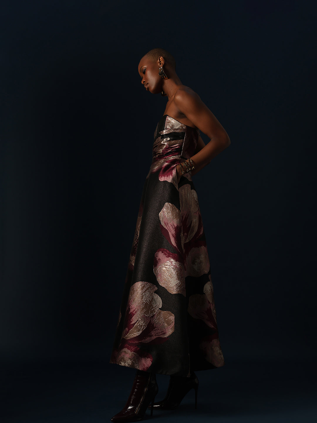 Marquee Off-Shoulder Floral Dress