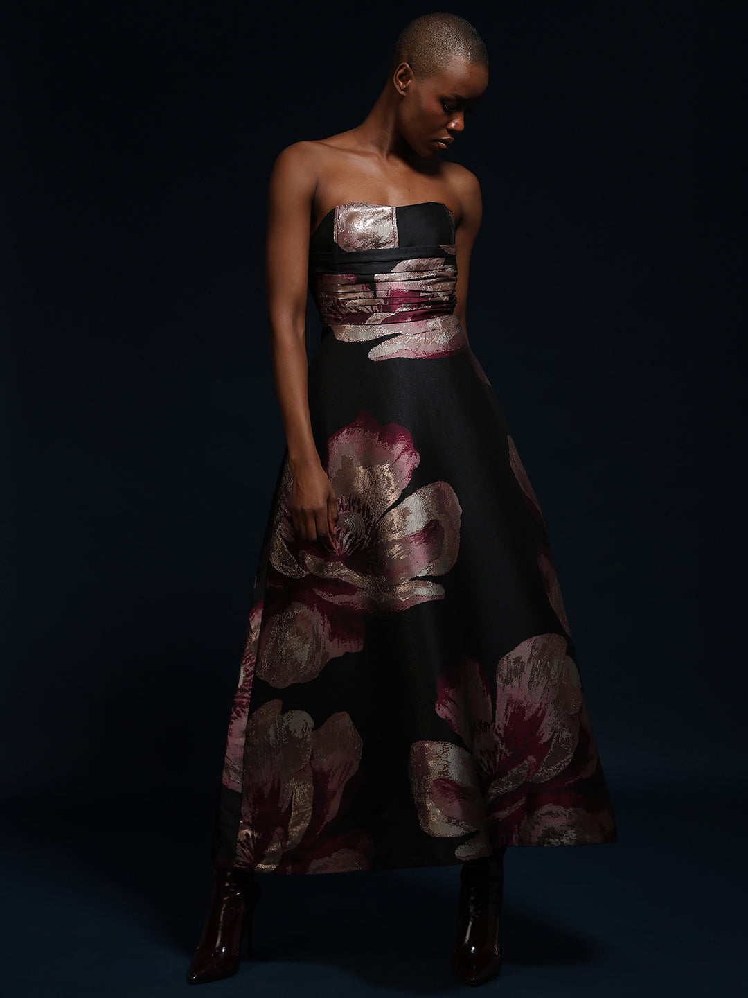 Marquee Off-Shoulder Floral Dress