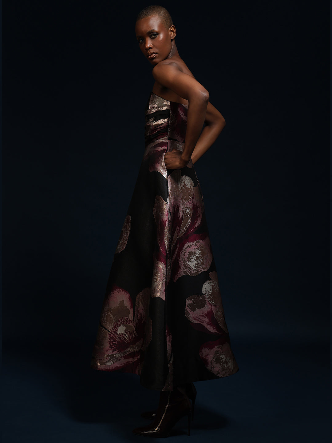 Marquee Off-Shoulder Floral Dress