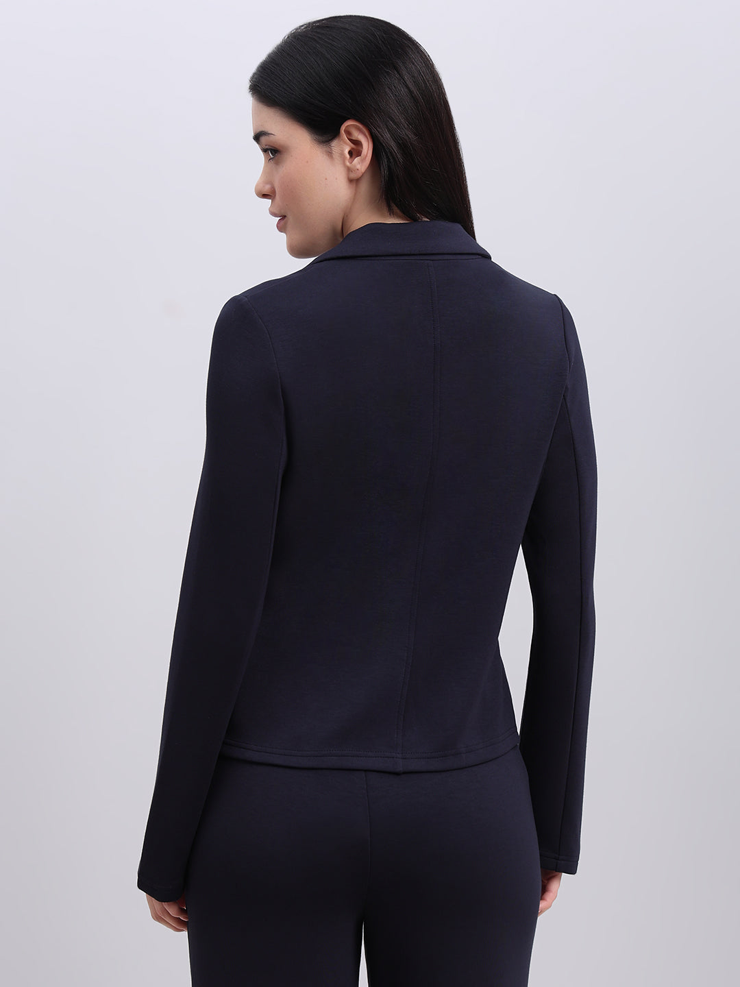 Navy Blue Tailored Blazer