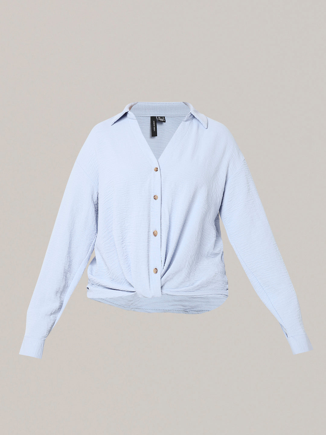 Button-Down Draped Shirt