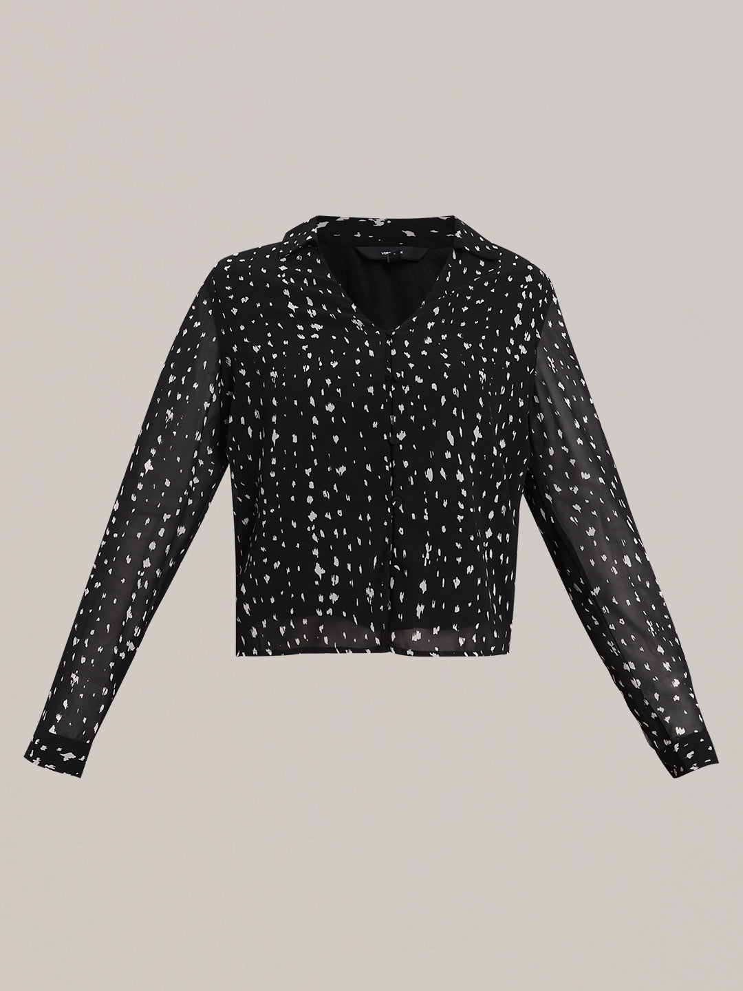 V-Neck Printed Top